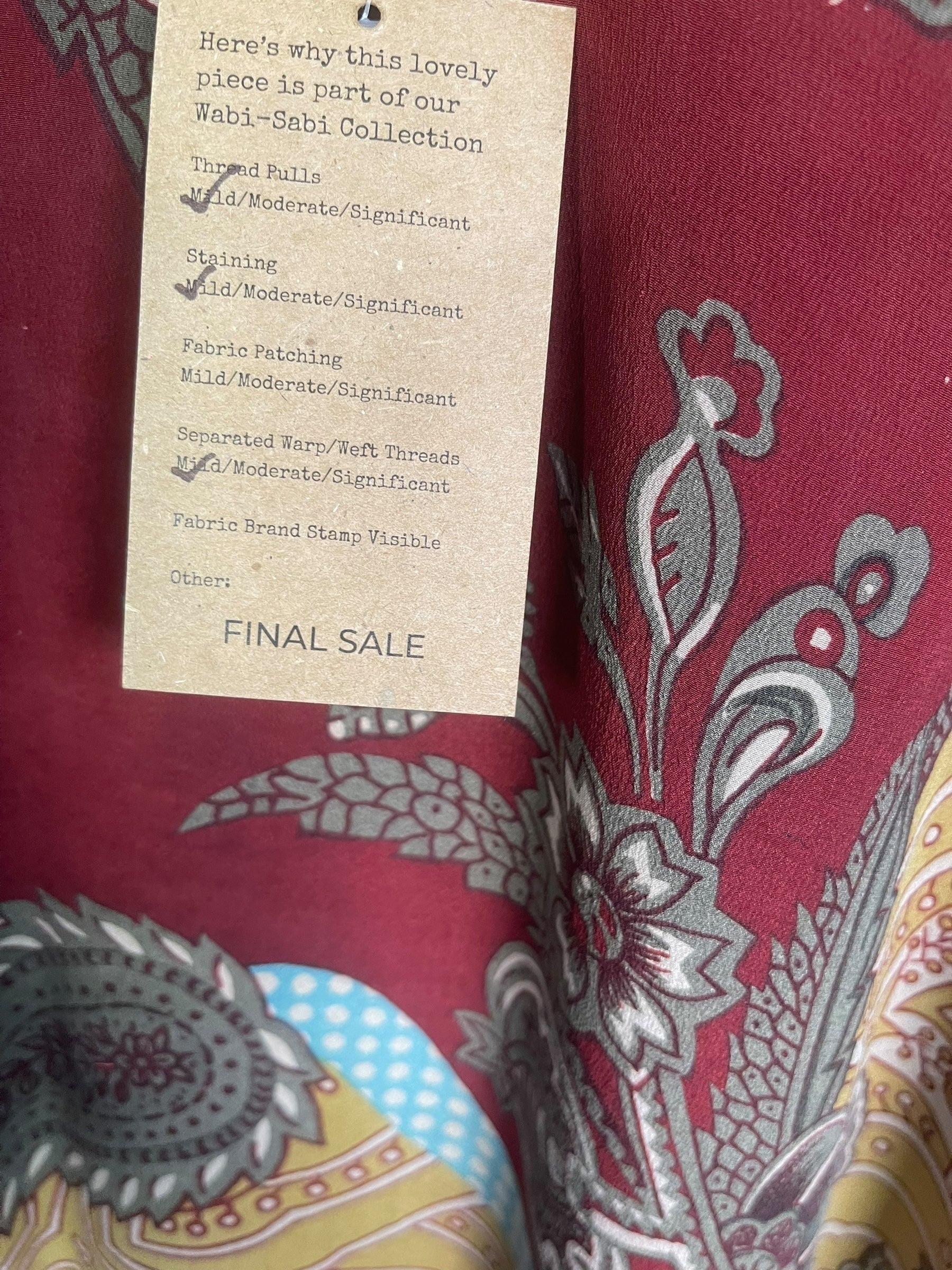 PRC8490 Wabi Sabi Pure Silk Hi Lo Top