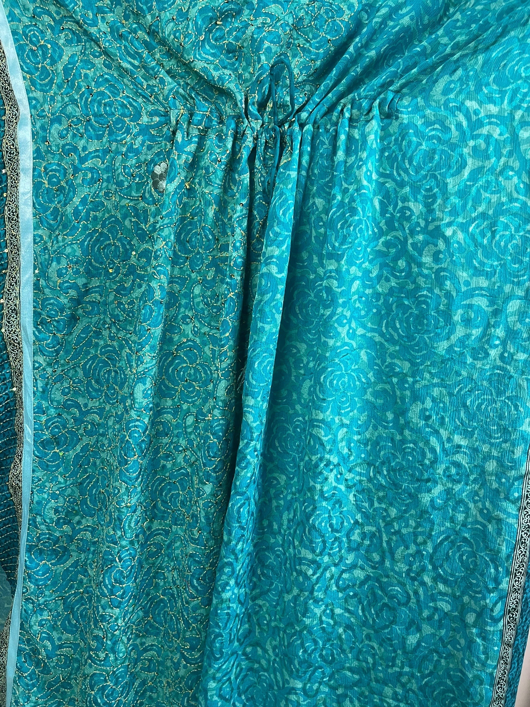 PRC8886 Avatar Pure Silk Maxi Kaftan