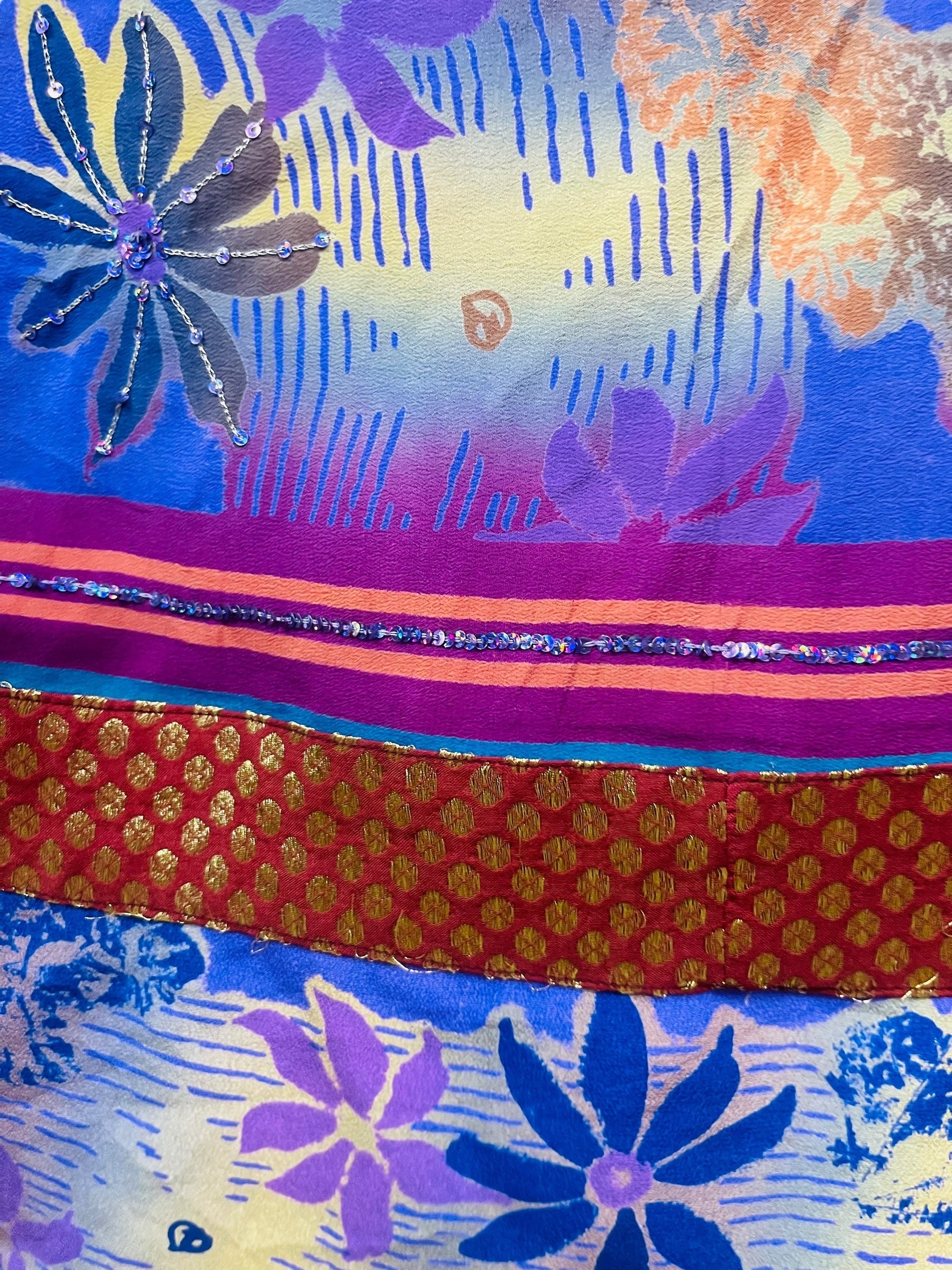 PRC7758 Avatar Pure Silk Maxi Dress with Belt