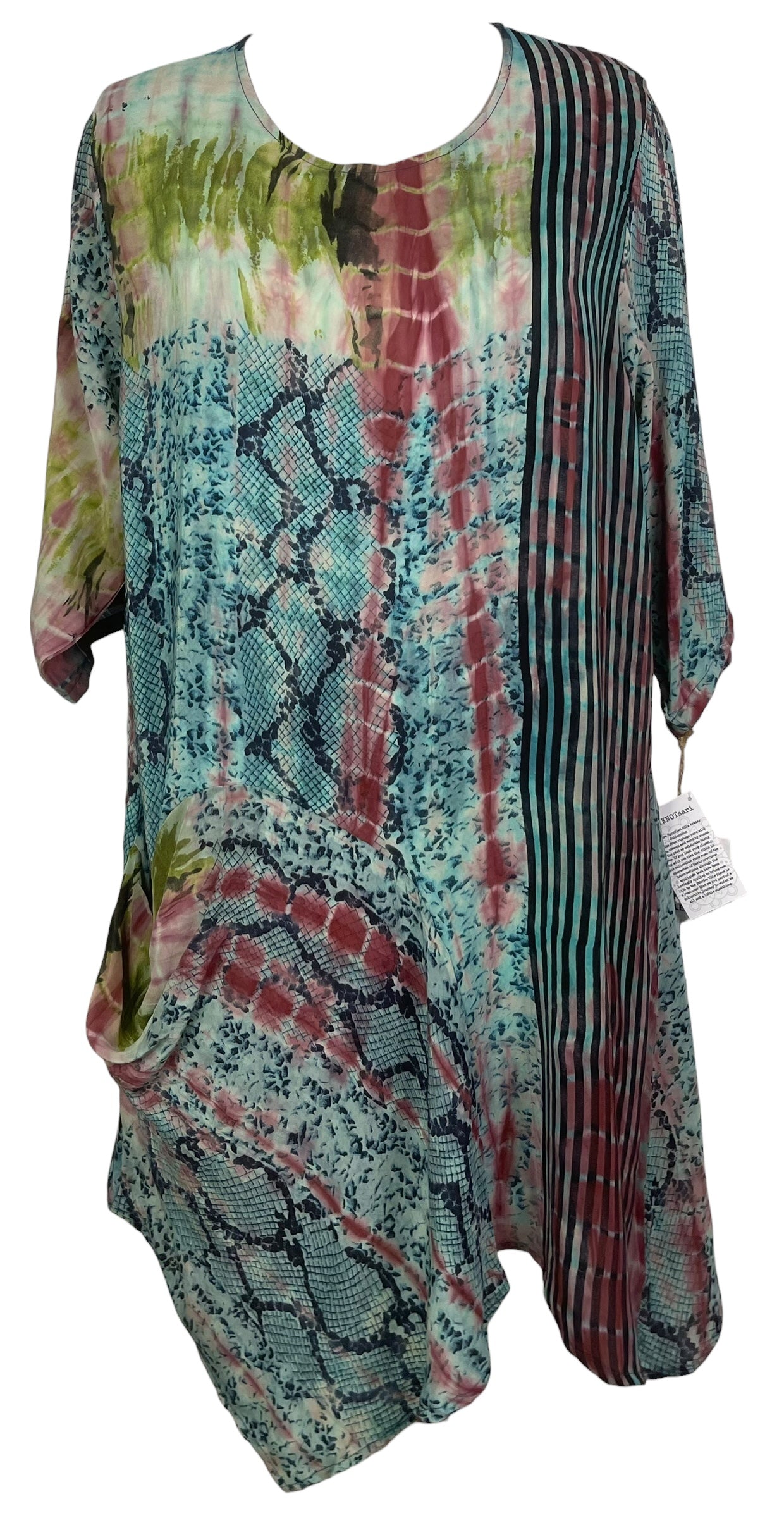 PREVIEW PRC8469 Avatar Pure Silk Self Pocket Tunic Dress