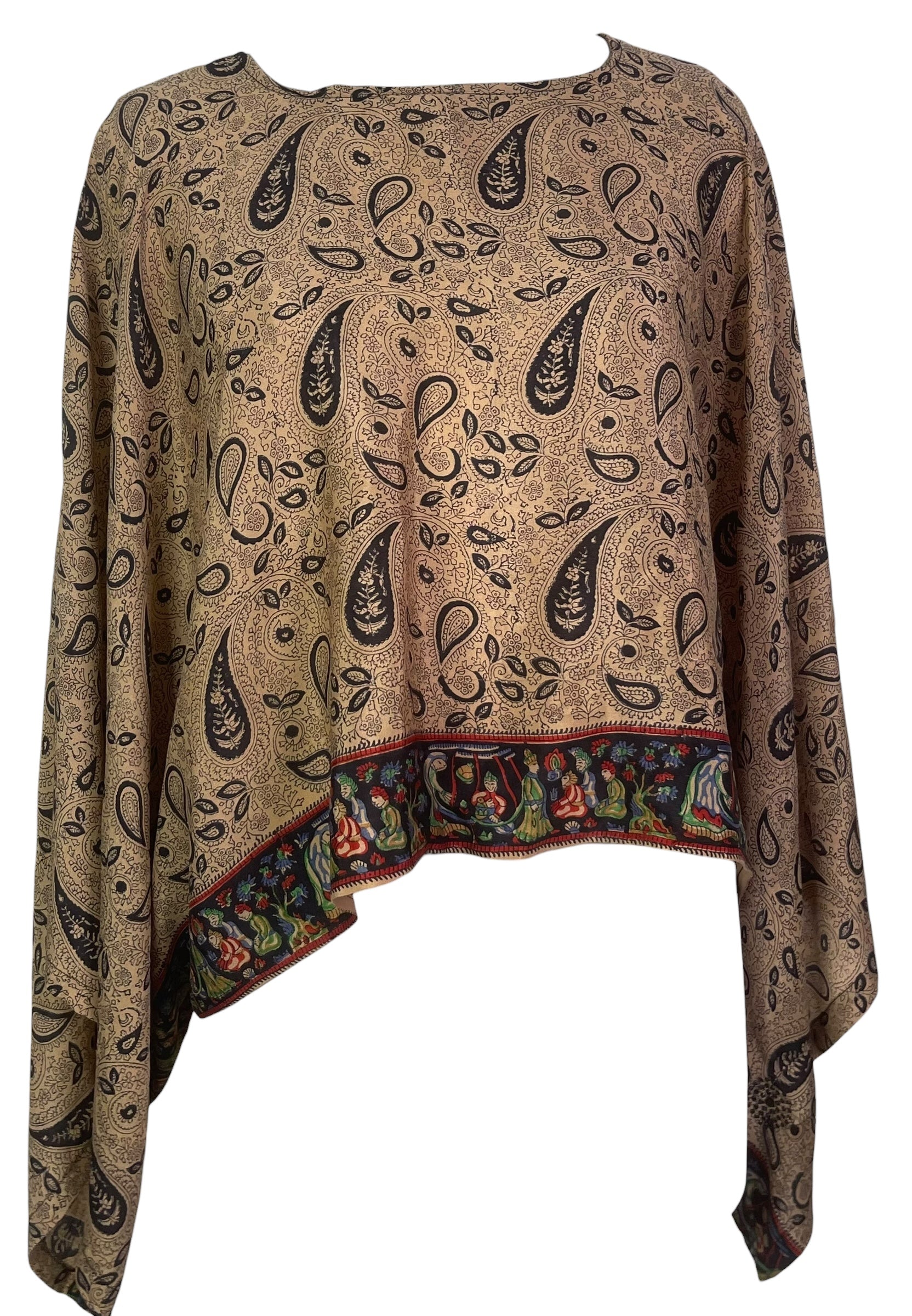 PREVIEW PRC8495 Avatar Pure Silk Kimono-Sleeved Top