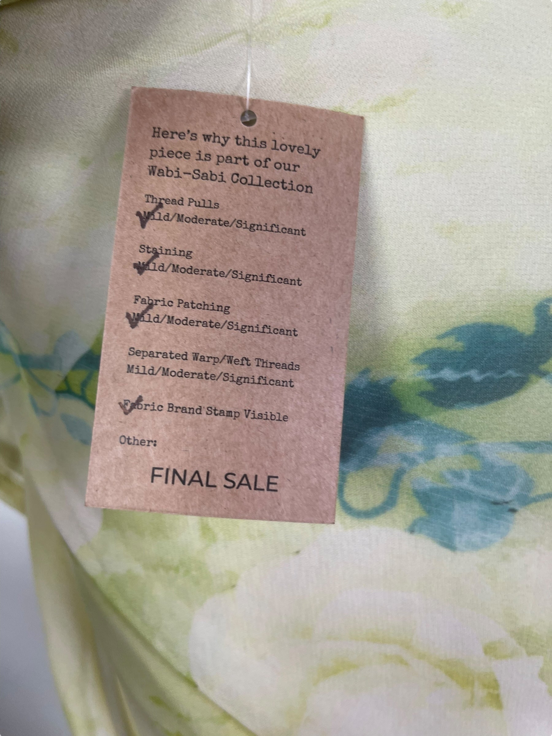 PRG7486 Sheer Wabi Sabi Pure Silk Boxy Top