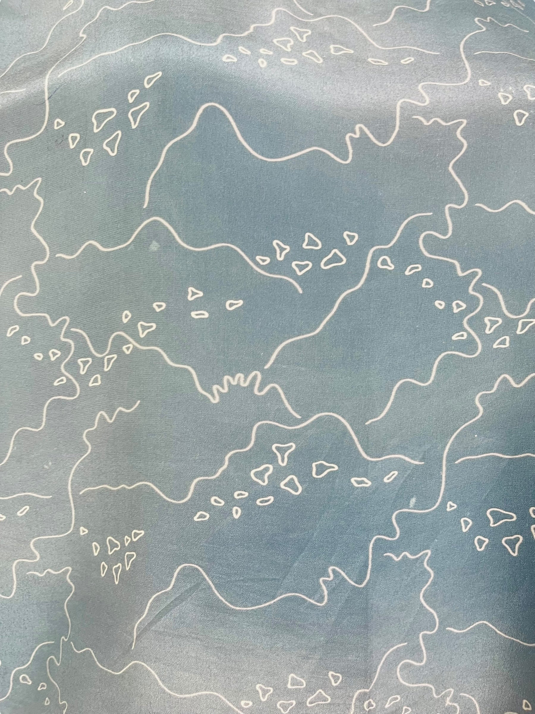 PRC7821 Wabi Sabi Pure Silk Side Slit Top