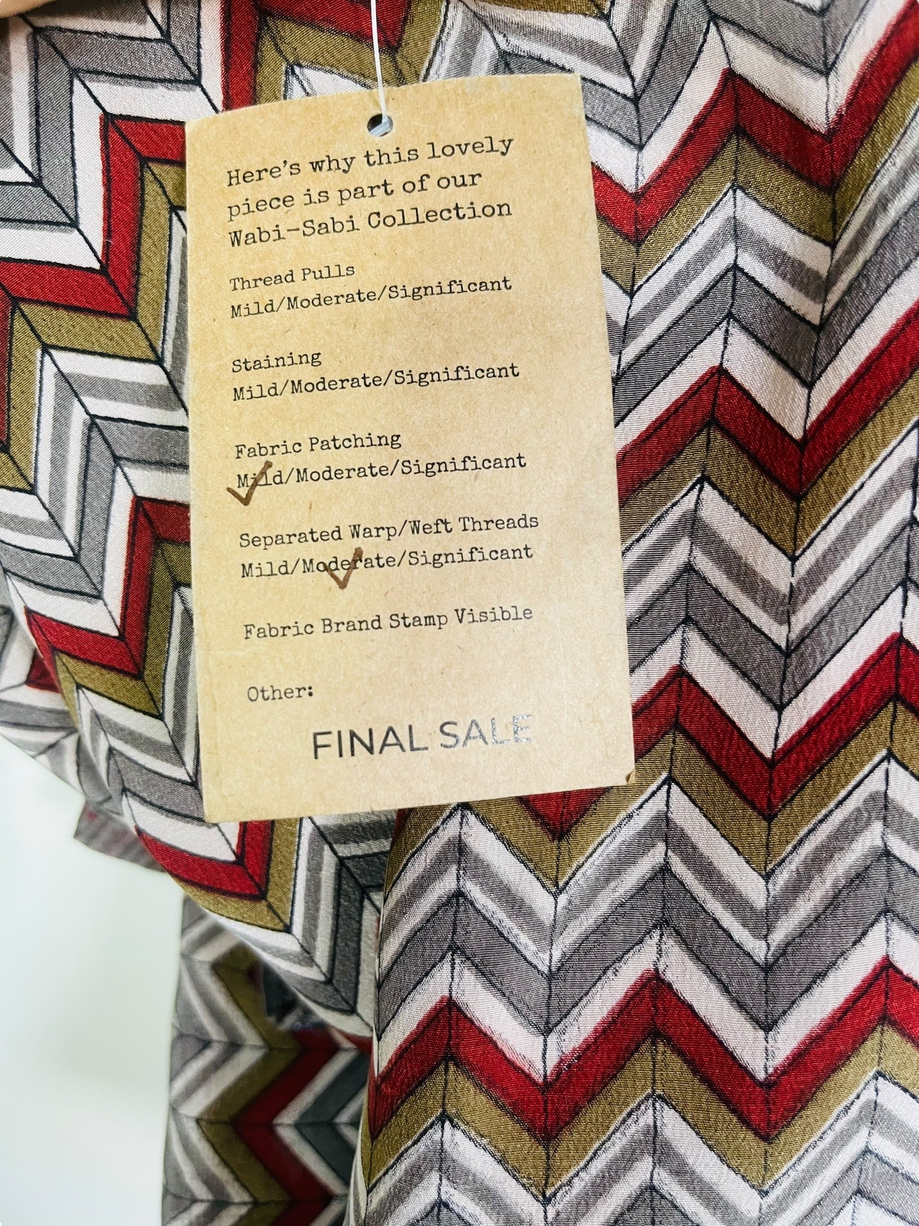 PRC7508 Wabi Sabi Pure Silk Hi Lo Top