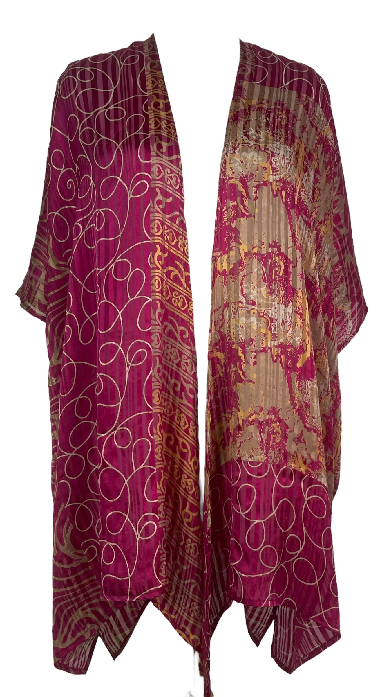 PRG8130 Sheer Avatar Pure Silk Cardigan