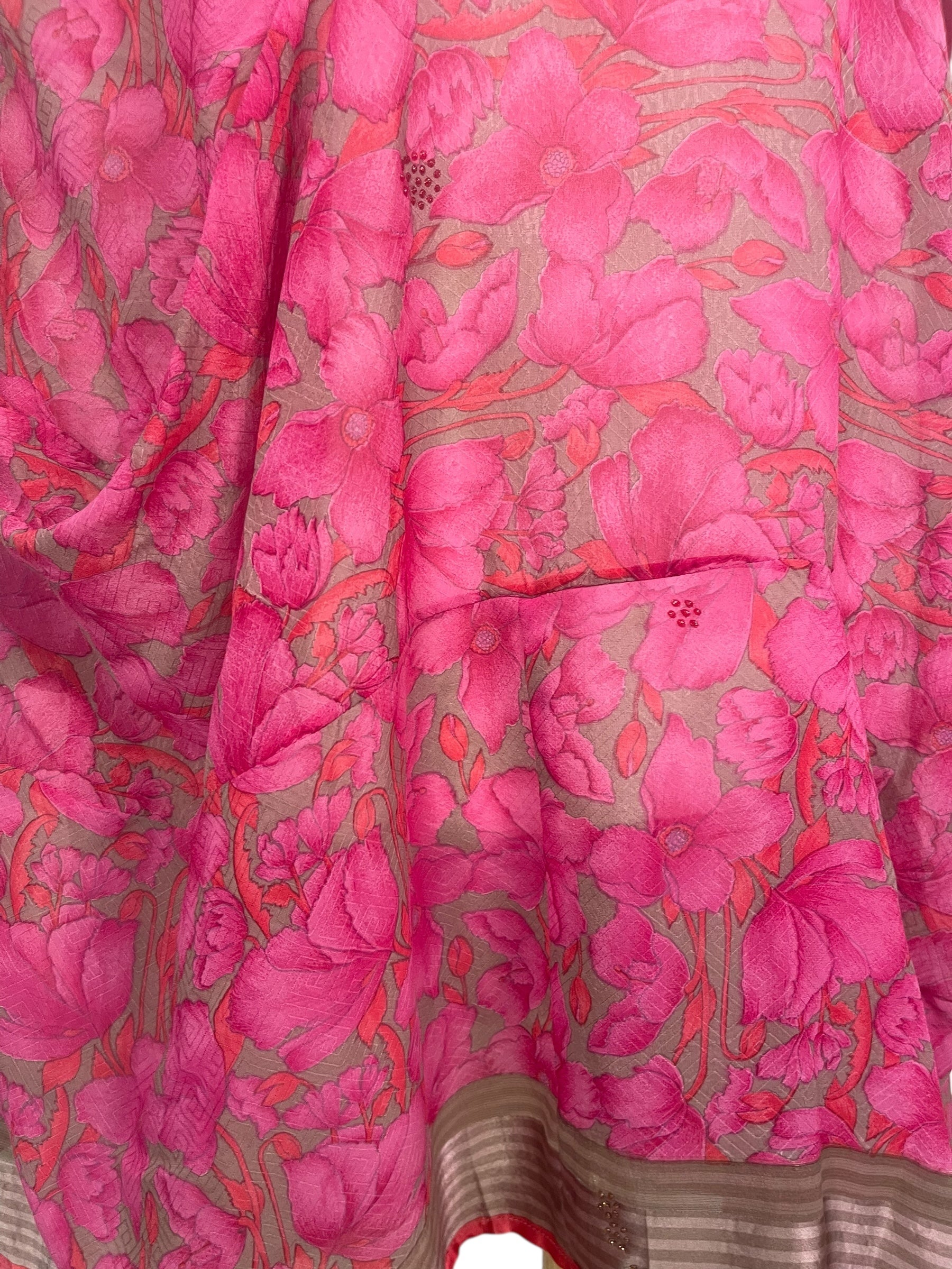 PREVIEW PRG8435 Sheer Avatar Pure Silk Sculptural Long Tunic Dress by FEBRUARY2026 – Handmade ethical Sculptural Dress from sariKNOTsari using upcycled silk. Designed in Canada for travel and slow fashion, loved from Toronto to LA to Sydney.