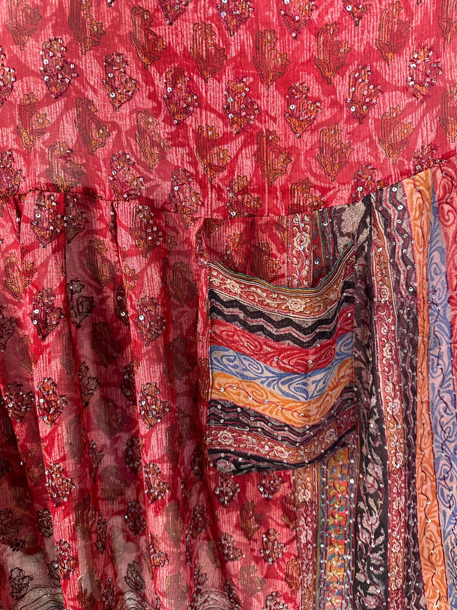 PRG8416 Sheer Avatar Pure Silk Boxy Babydoll Dress