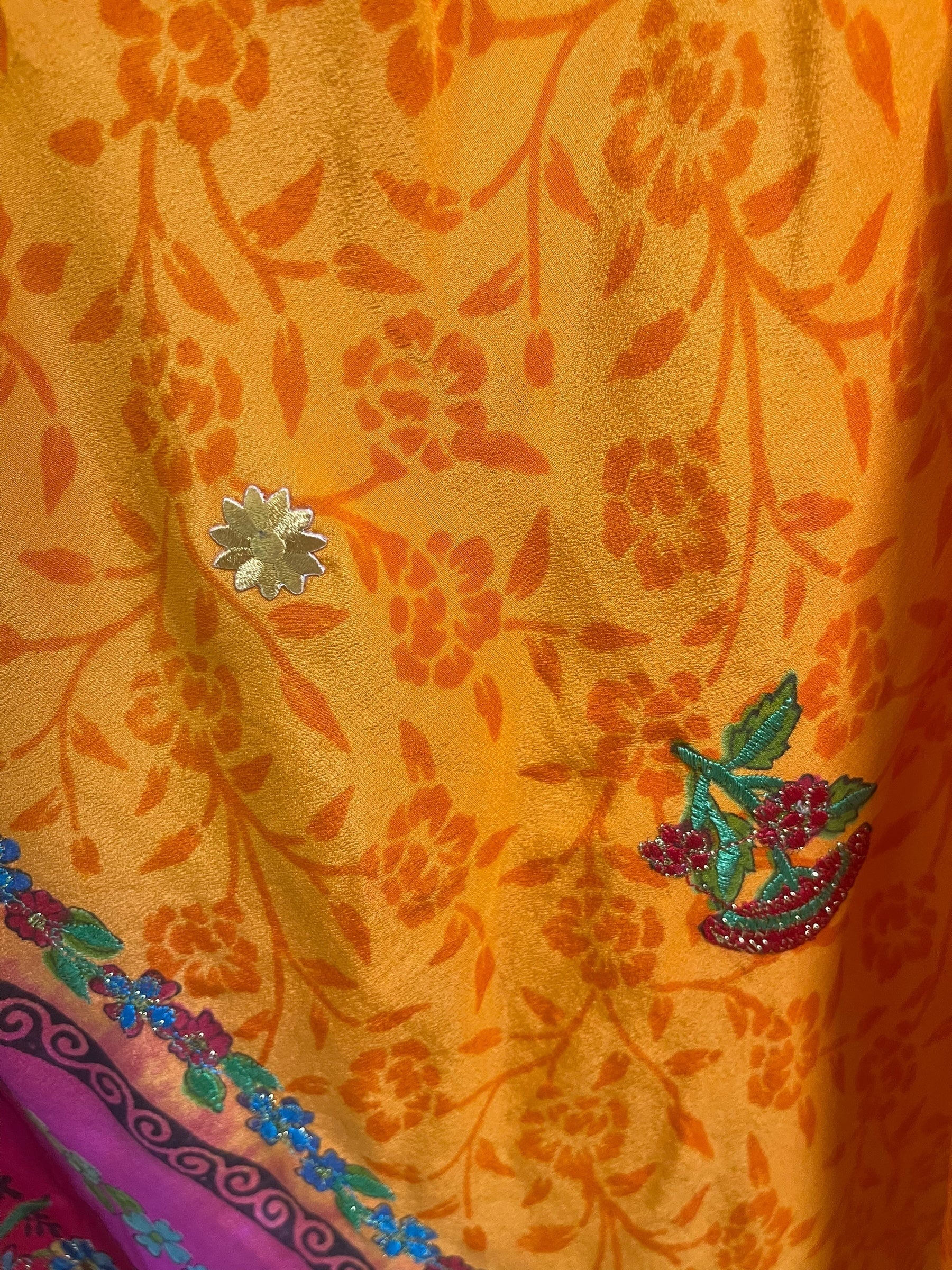 PRC8822 Wabi Sabi Pure Silk Maxi Dress with Belt