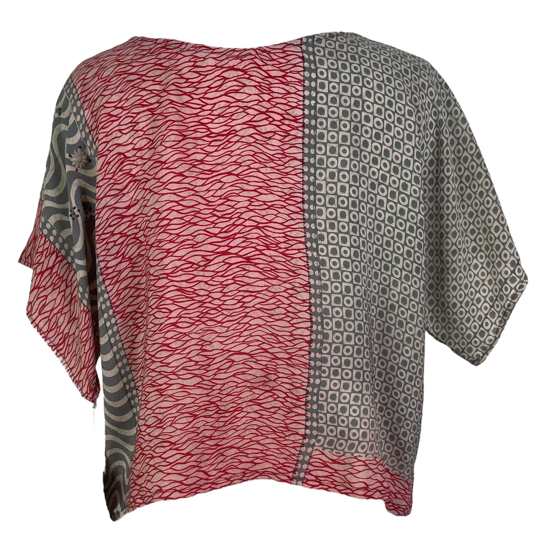 PRC7467 Avatar Pure Silk Boxy Top