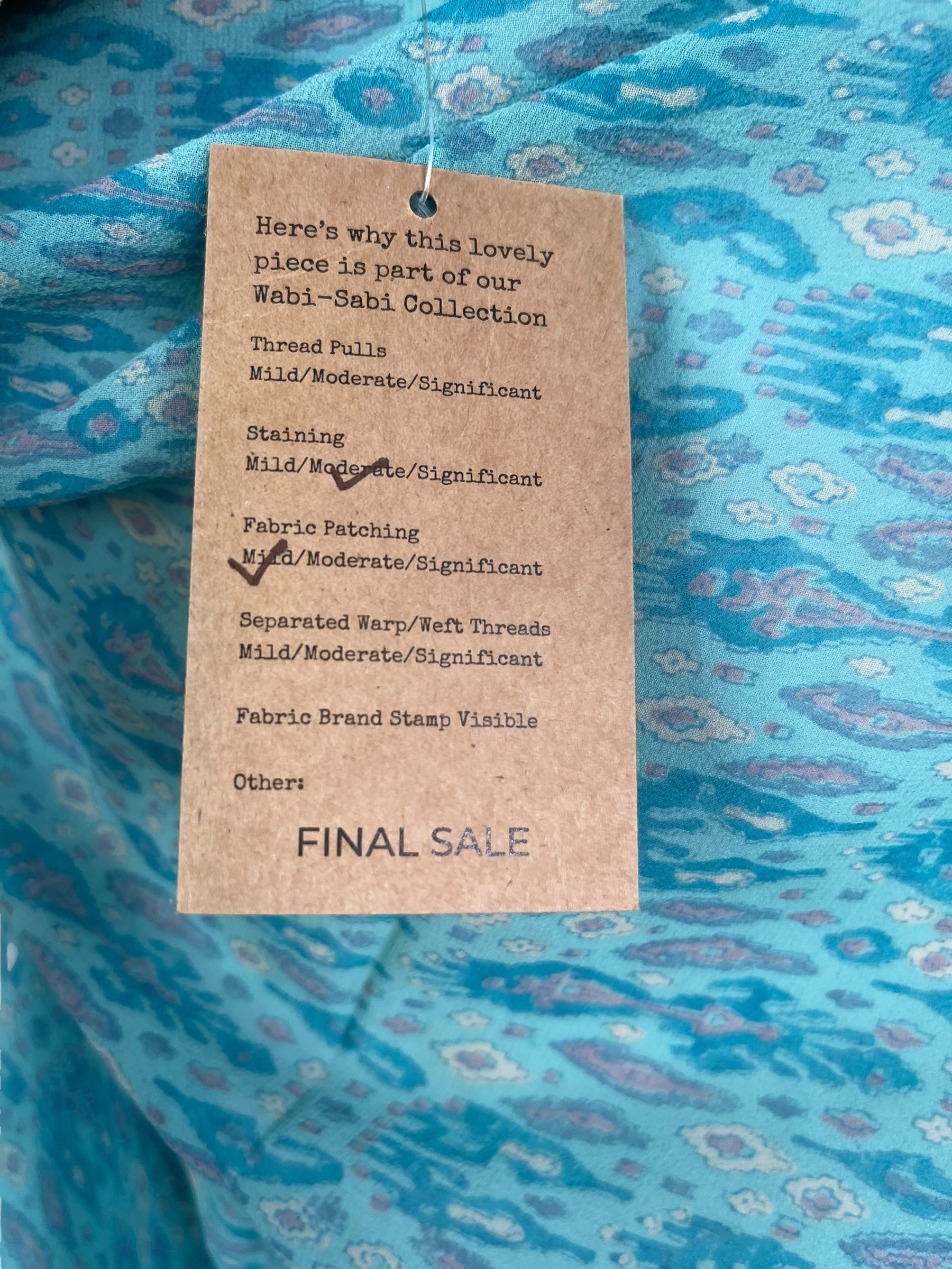 PRG7710 Sheer Wabi Sabi Pure Silk Short Kaftan Tunic With Slits