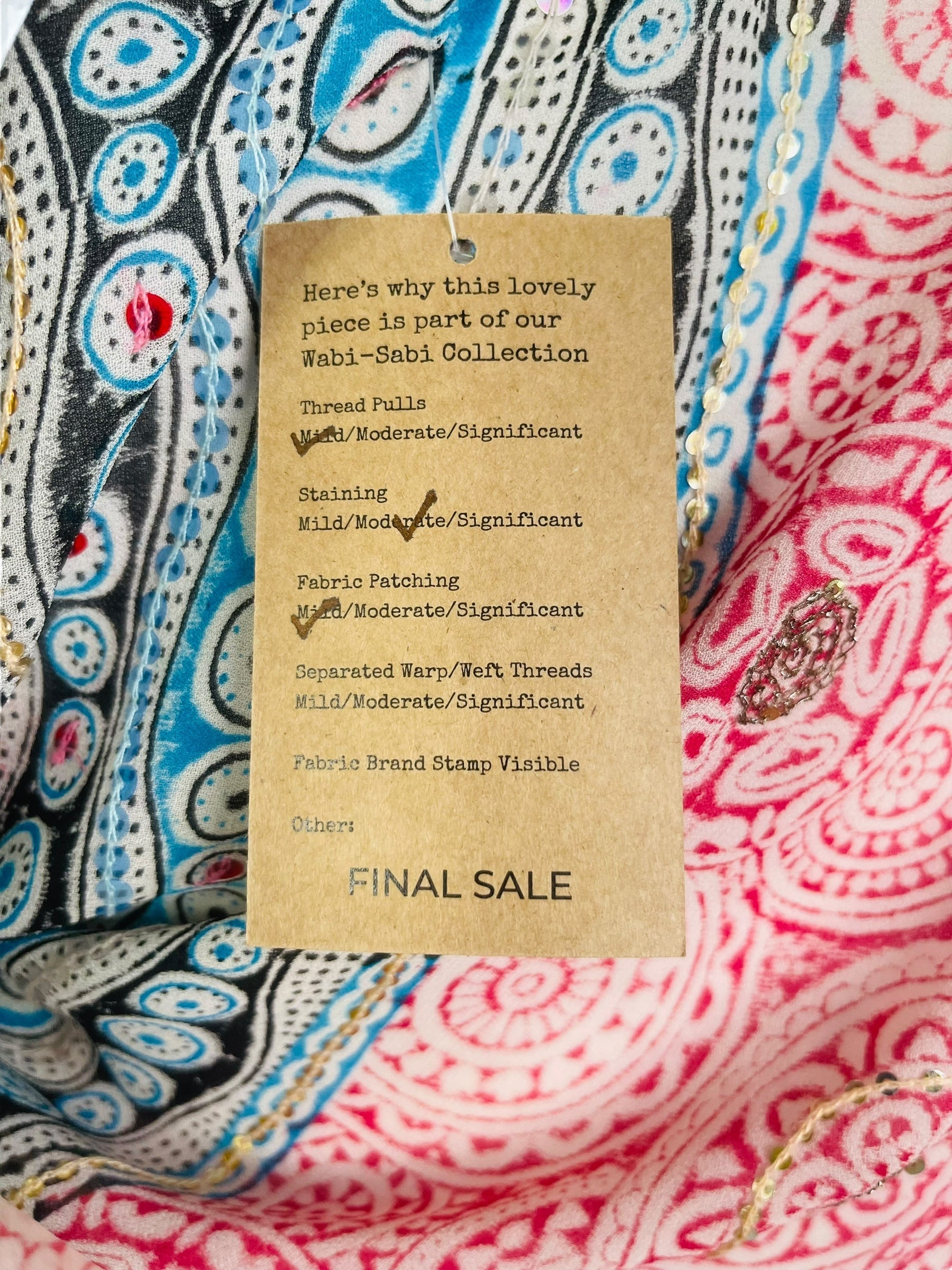 PRG7737 Sheer Wabi Sabi Pure Silk Versatile Vest