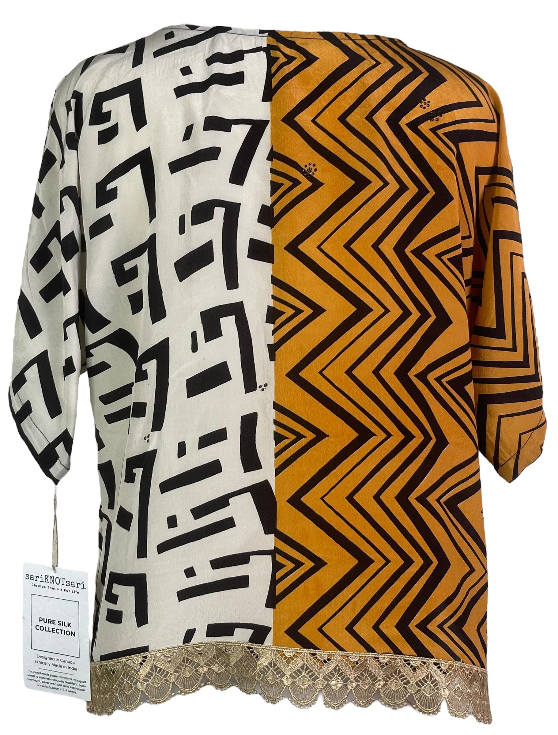 PREVIEW PRC7008 Avatar Pure Silk Side Slit Top