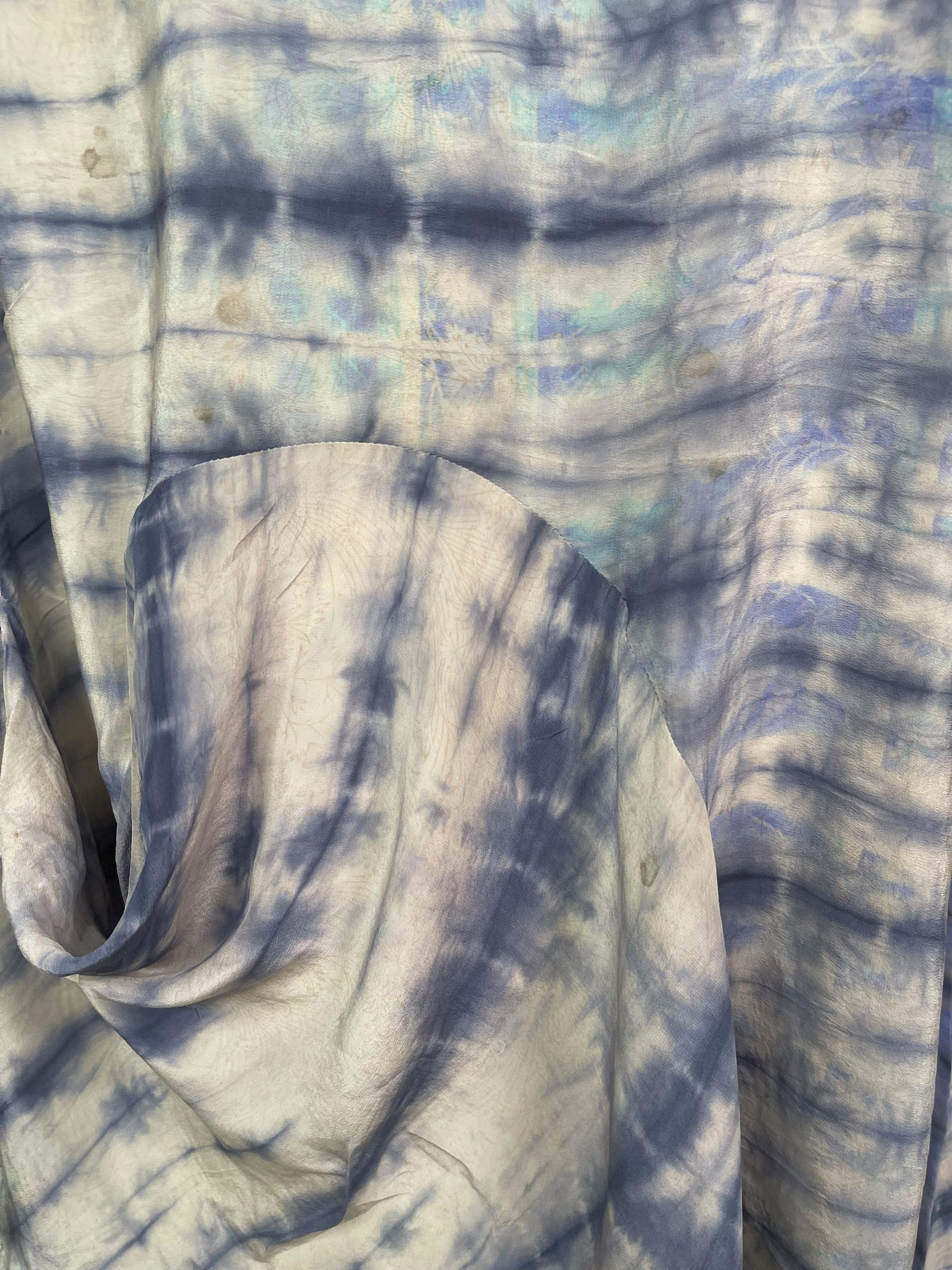 PRC8462 Wabi Sabi Pure Silk Self Pocket Tunic Dress