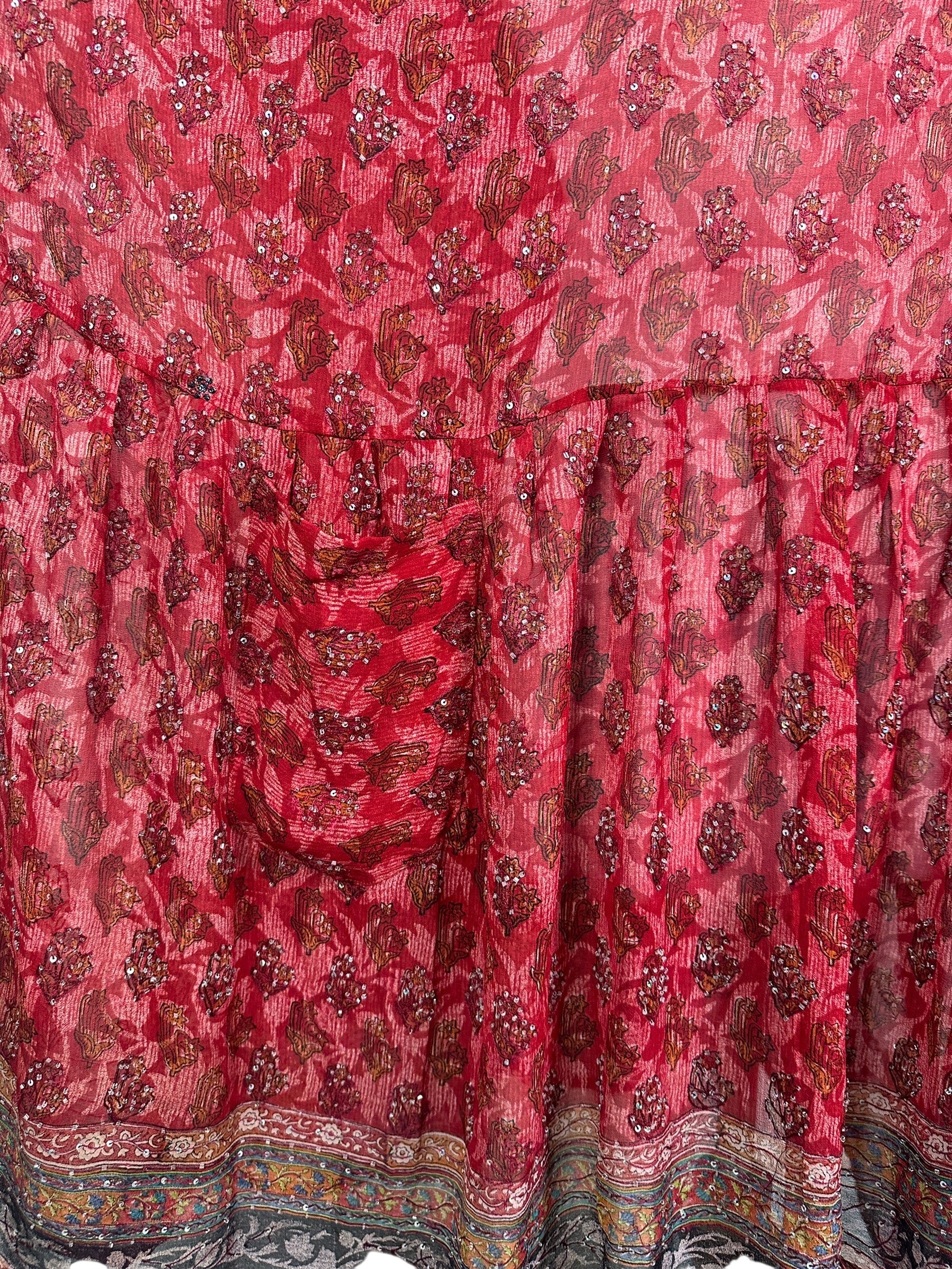 PRG8416 Sheer Avatar Pure Silk Boxy Babydoll Dress