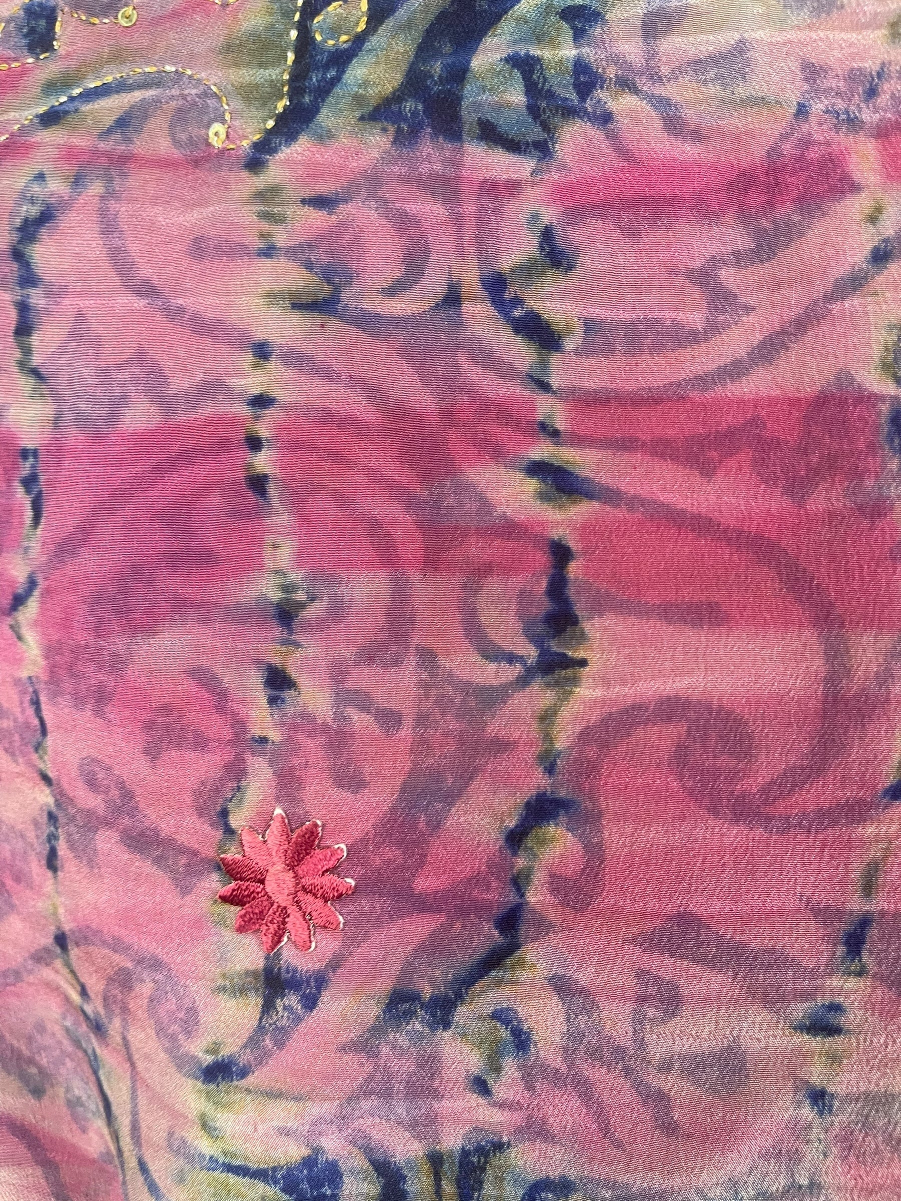 PREVIEW PRC8734  Avatar Pure Silk Long Tunic with Side Ties by MARCH2026 – Handmade ethical Side Tie Tunic from sariKNOTsari using upcycled silk. Designed in Canada for travel and slow fashion, loved from Toronto to LA to Sydney.