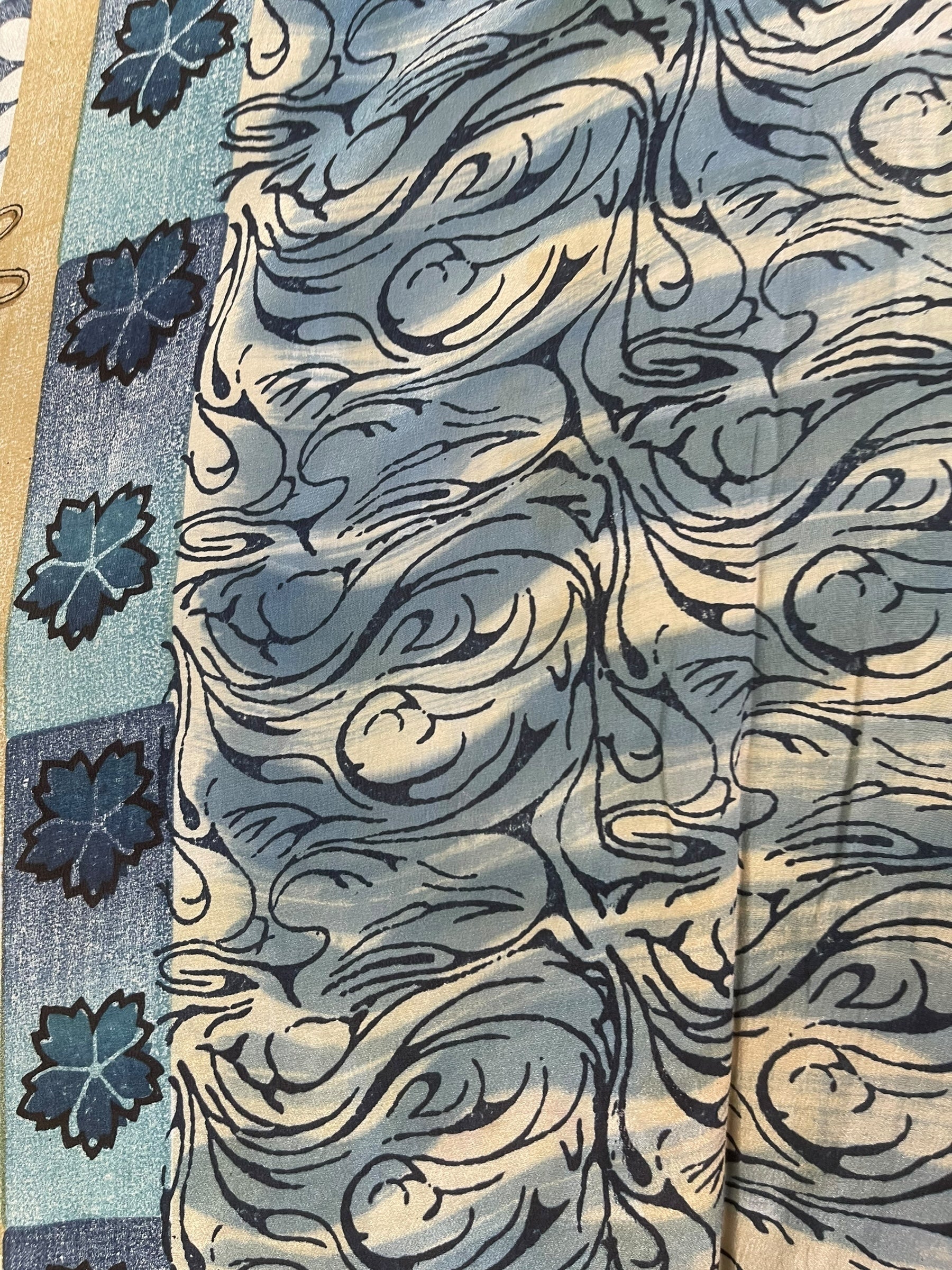 PRC7511 Wabi Sabi Pure Silk Kimono-Sleeved Jacket with Belt