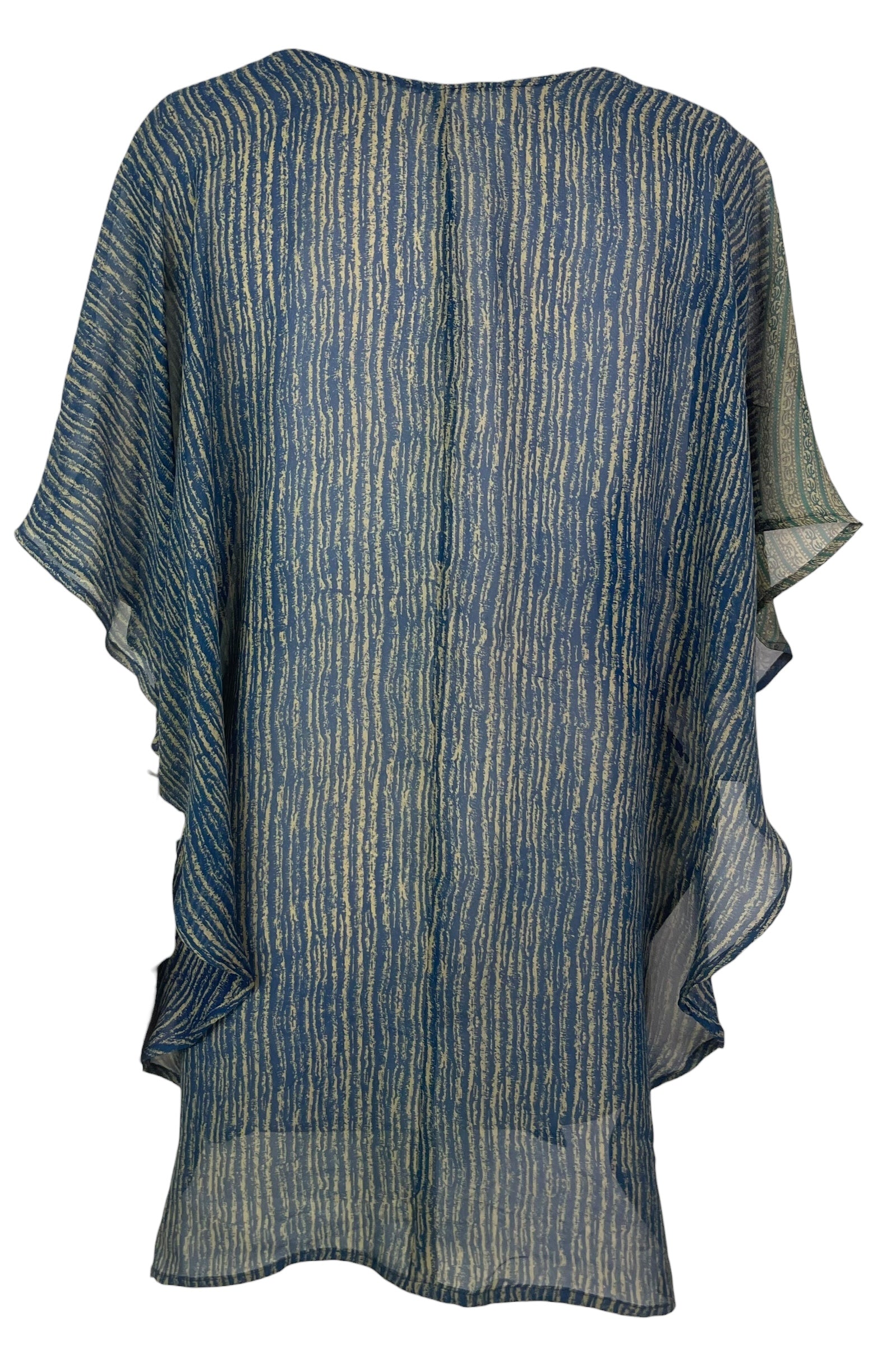 PRG8606 Sheer Wabi Sabi Pure Silk Waterfall Top