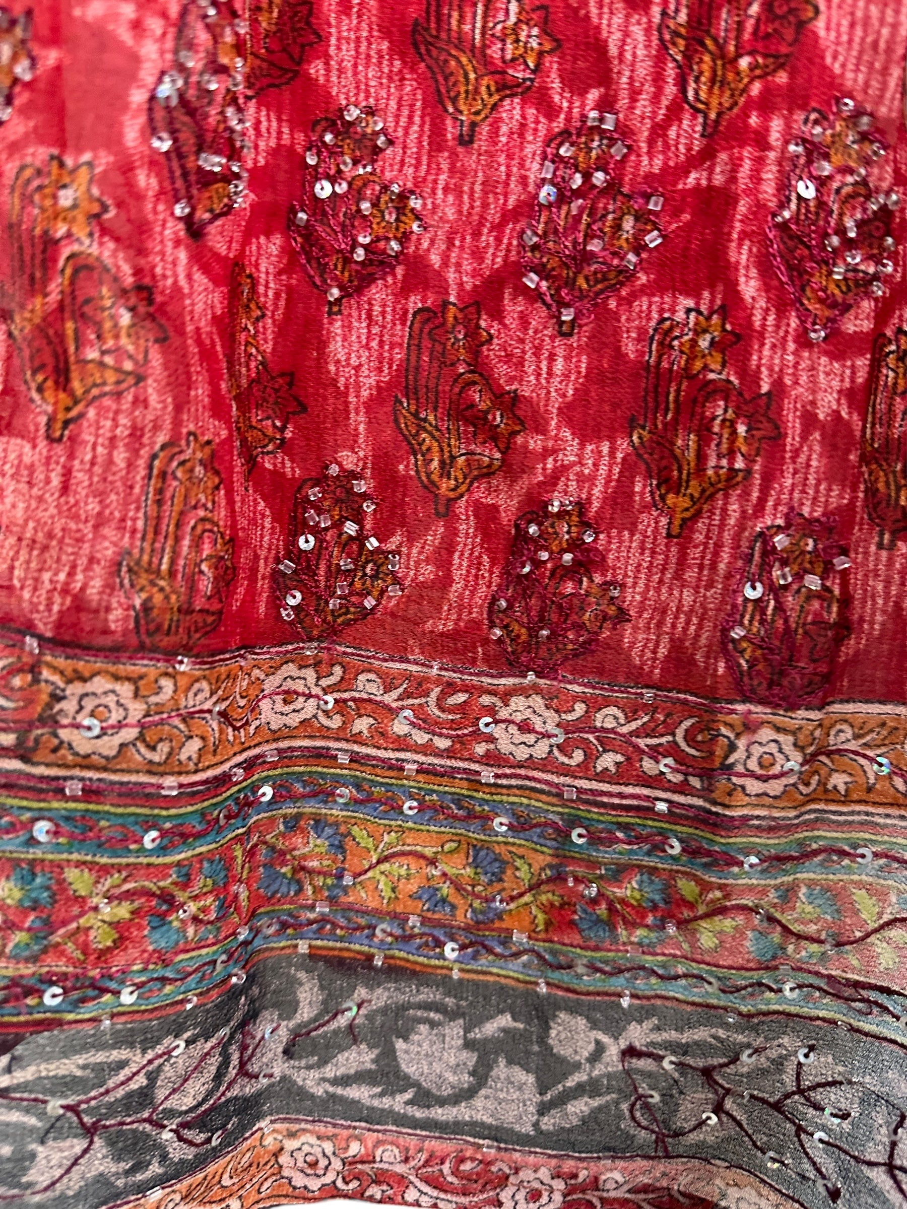 PRG8416 Sheer Avatar Pure Silk Boxy Babydoll Dress