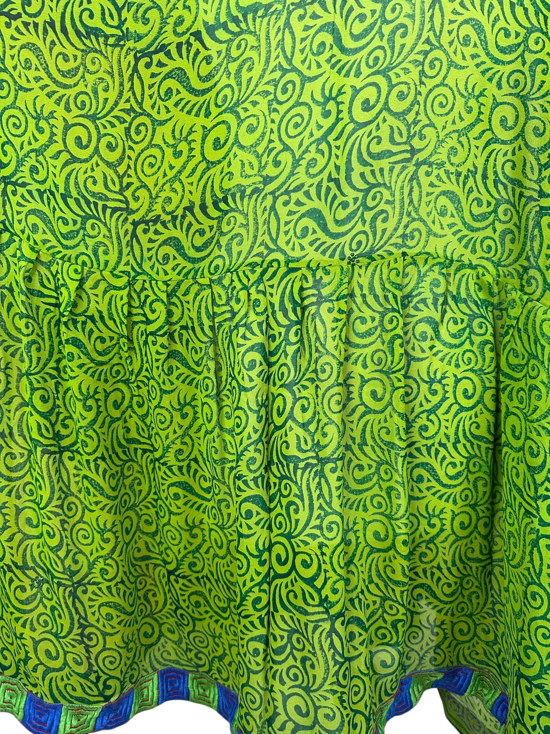 PRG8415 Sheer Avatar Pure Silk Boxy Babydoll Dress