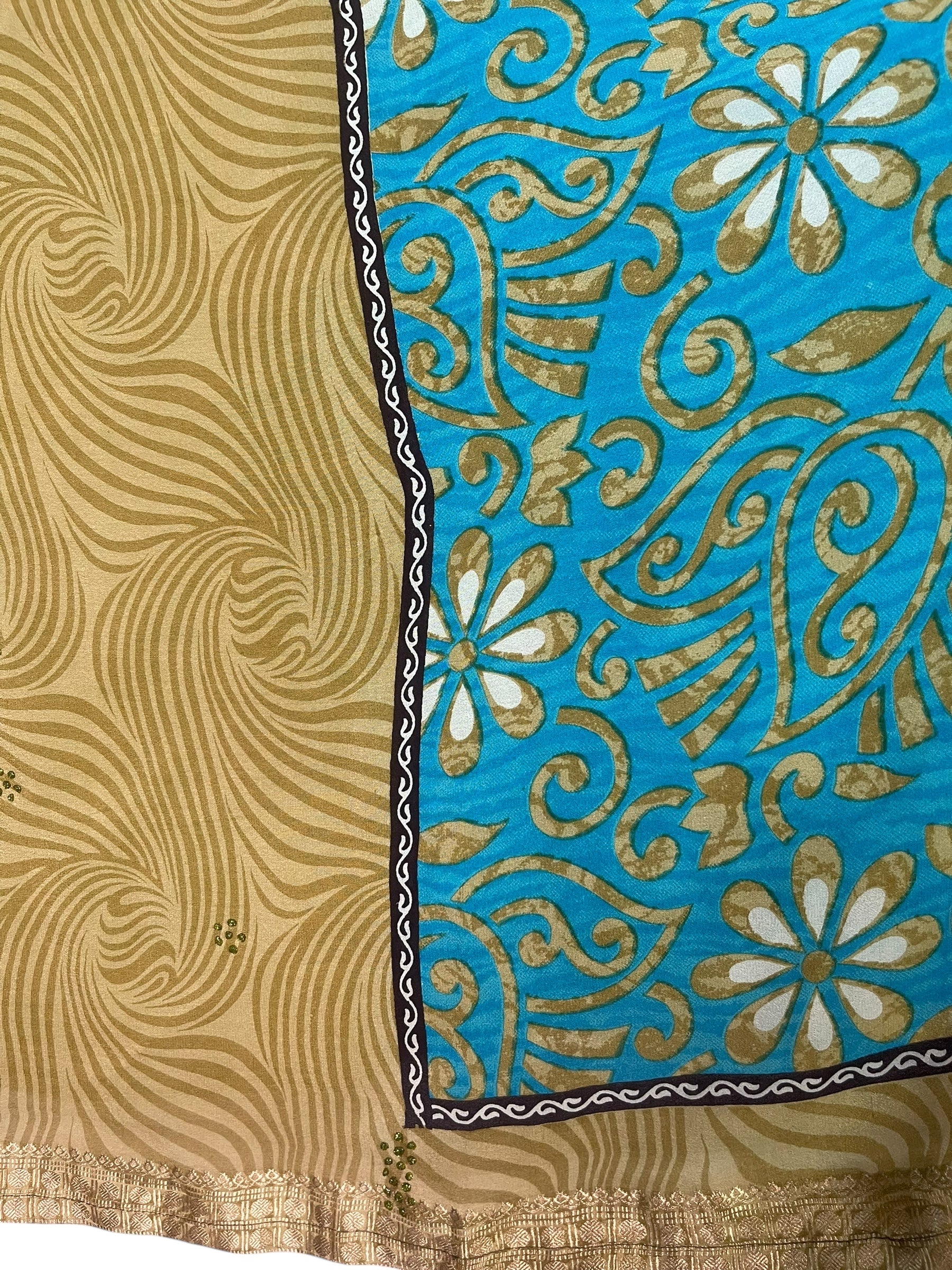 PREVIEW PRC8693 Avatar Pure Silk Capelet Poncho by MARCH2026 – Handmade ethical Poncho from sariKNOTsari using upcycled silk. Designed in Canada for travel and slow fashion, loved from Toronto to LA to Sydney.