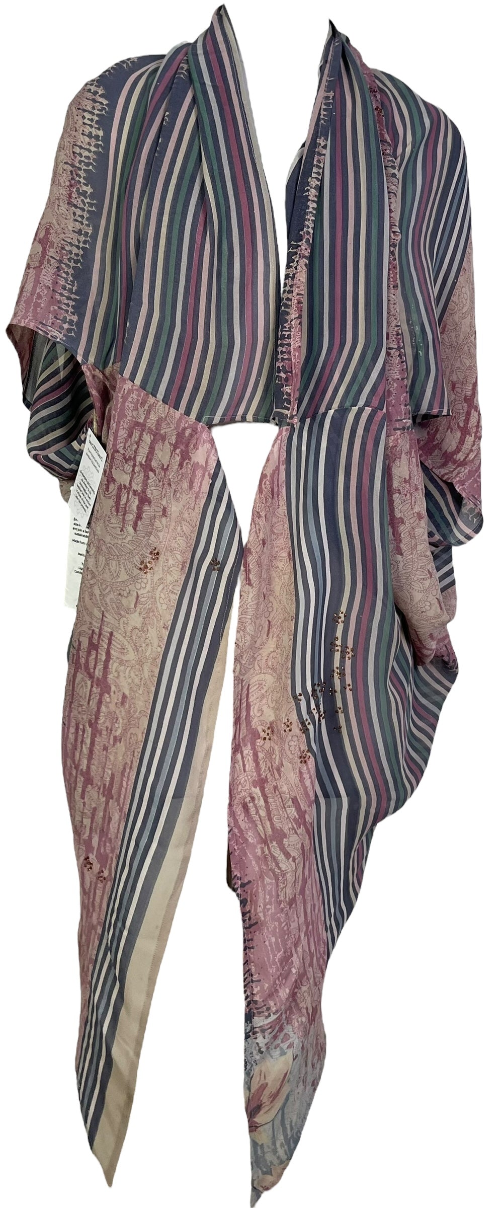 PRG6846 Sheer Avatar Pure Silk Cardigan