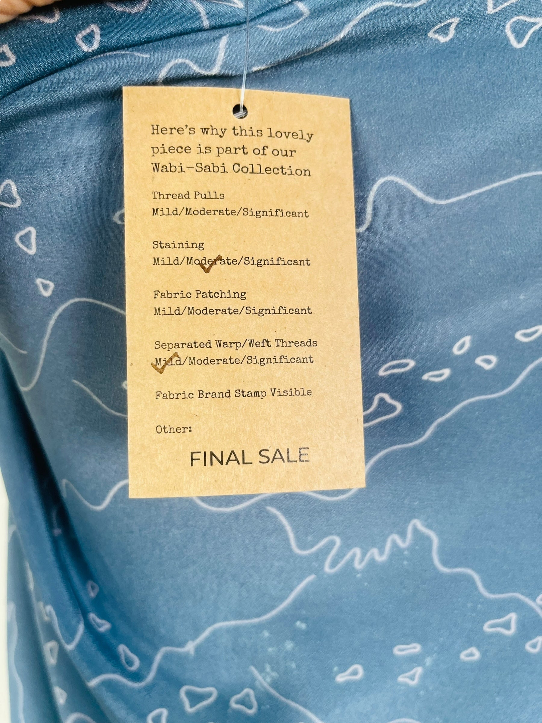 PRC7821 Wabi Sabi Pure Silk Side Slit Top