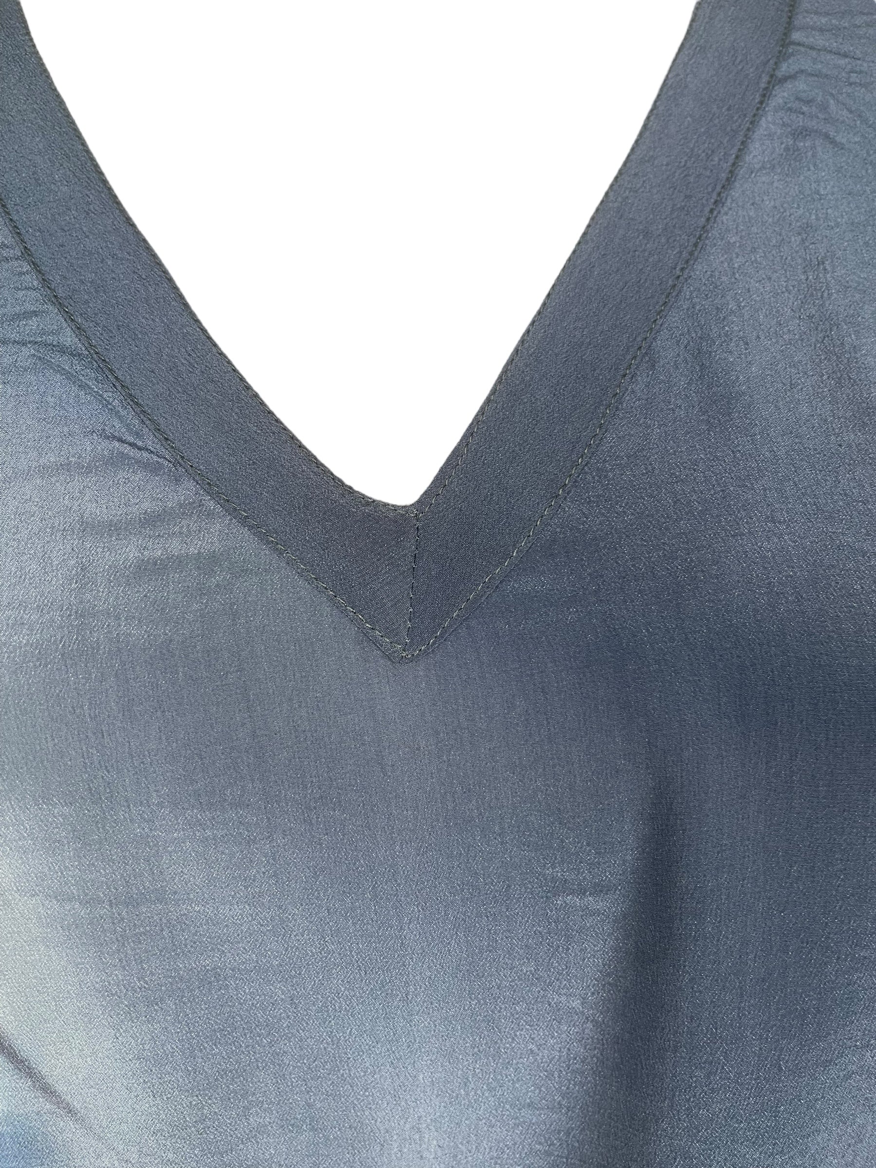 PRC8209 Avatar Pure Silk Long Tunic with Side Ties