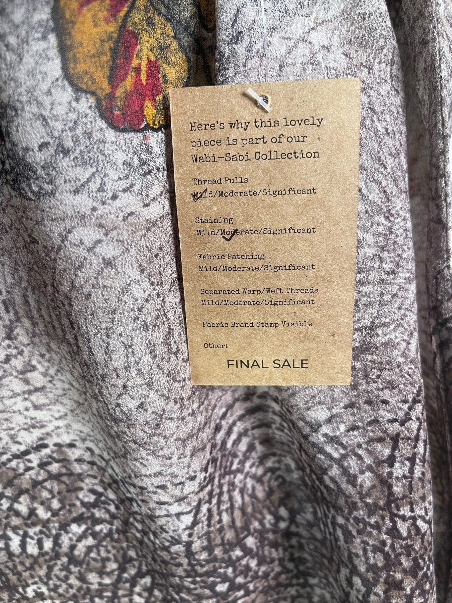 PREVIEW PRG7348 Sheer Wabi Sabi Pure Silk Side Slit Top by FEBRUARY2026 – Handmade ethical Side Slit Top from sariKNOTsari using upcycled silk. Designed in Canada for travel and slow fashion, loved from Toronto to LA to Sydney.