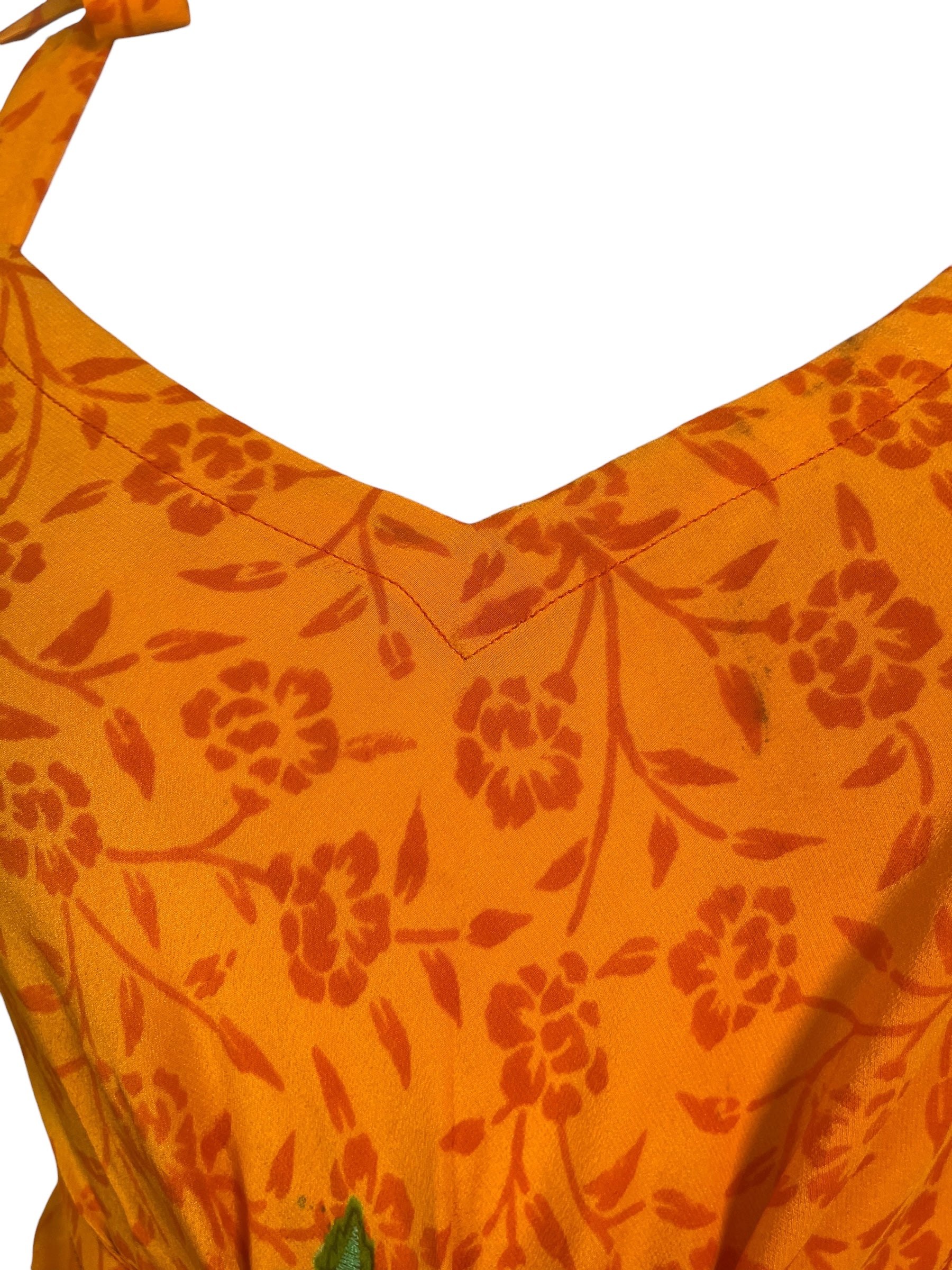 PRC8822 Wabi Sabi Pure Silk Maxi Dress with Belt