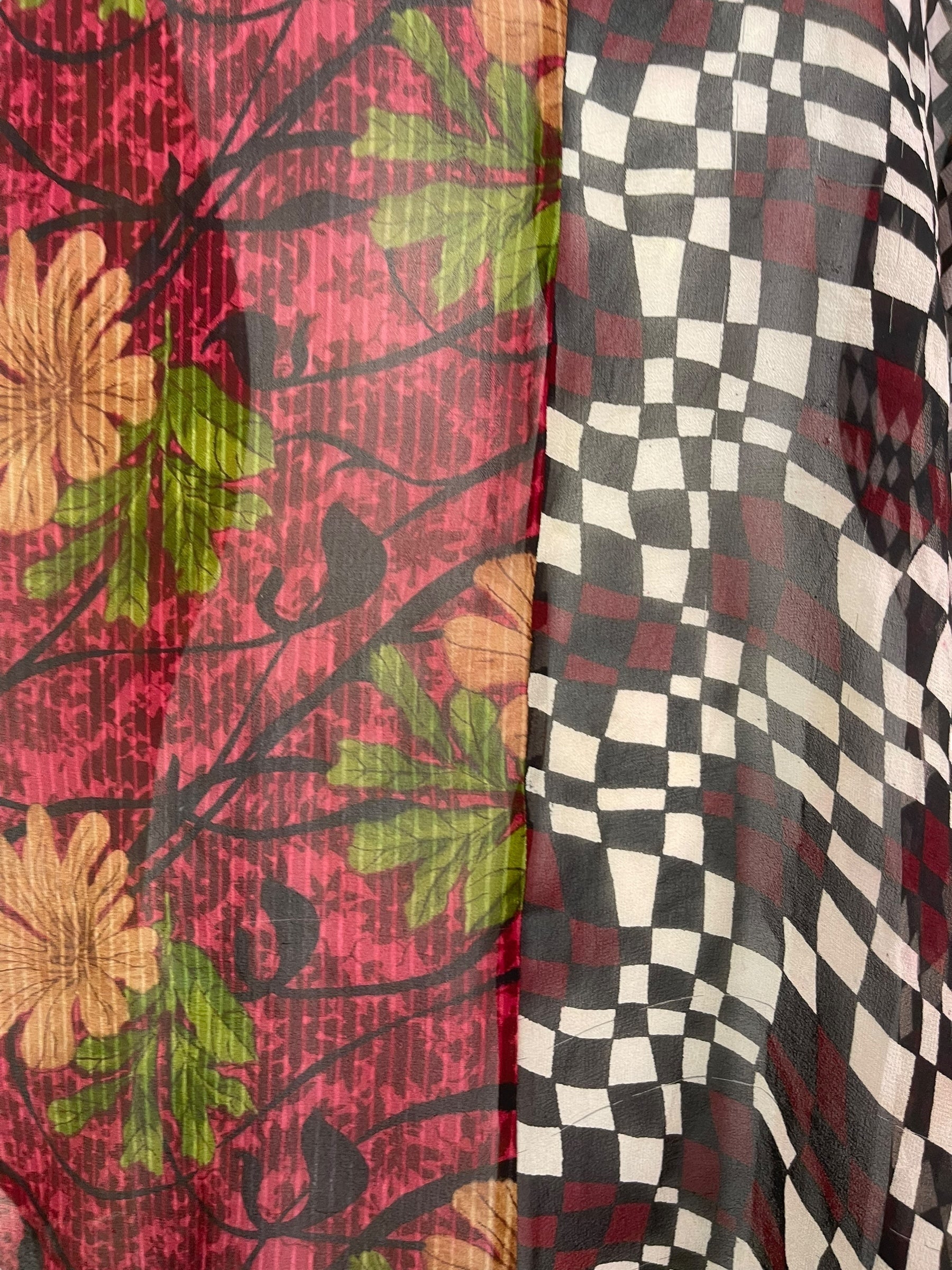 PRG7562 Sheer Wabi Sabi Pure Silk Waterfall Top