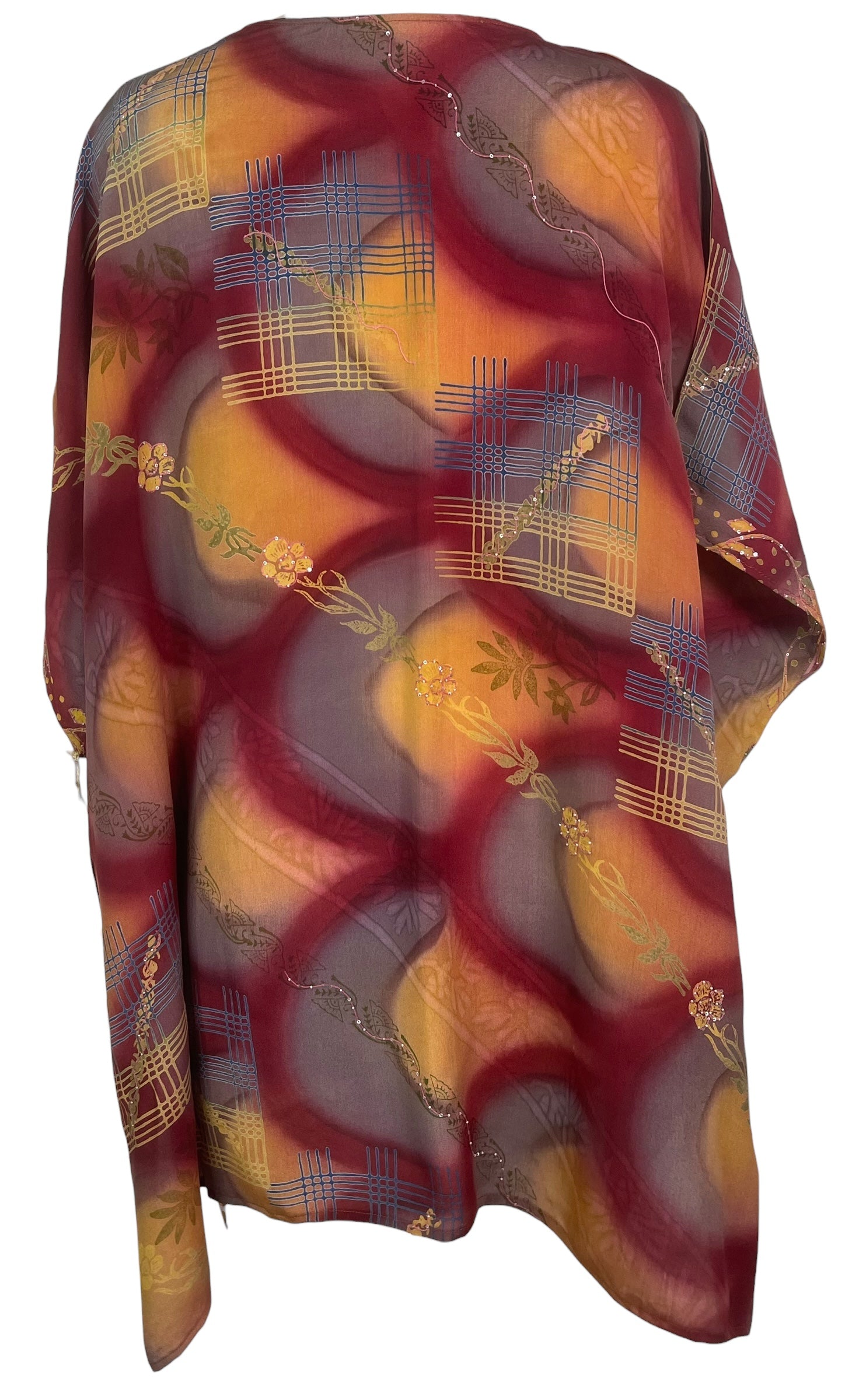 PREVIEW PRC8302 Avatar Pure Silk Short Kaftan Tunic with Slits