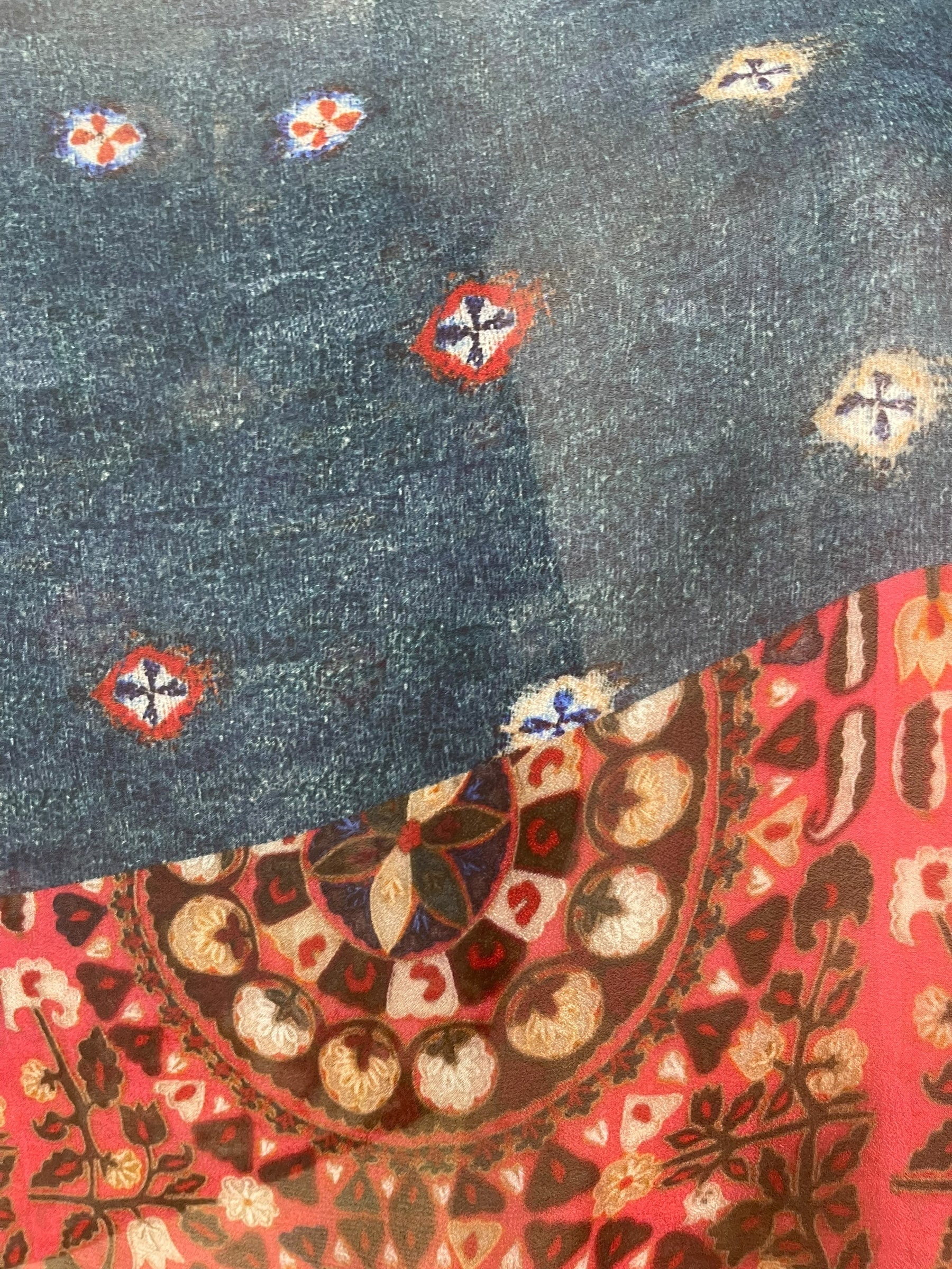 PREVIEW PRG8517 Sheer Avatar Pure Silk Kimono-Sleeved Top by FEBRUARY2026 – Handmade ethical Kimono Top from sariKNOTsari using upcycled silk. Designed in Canada for travel and slow fashion, loved from Toronto to LA to Sydney.