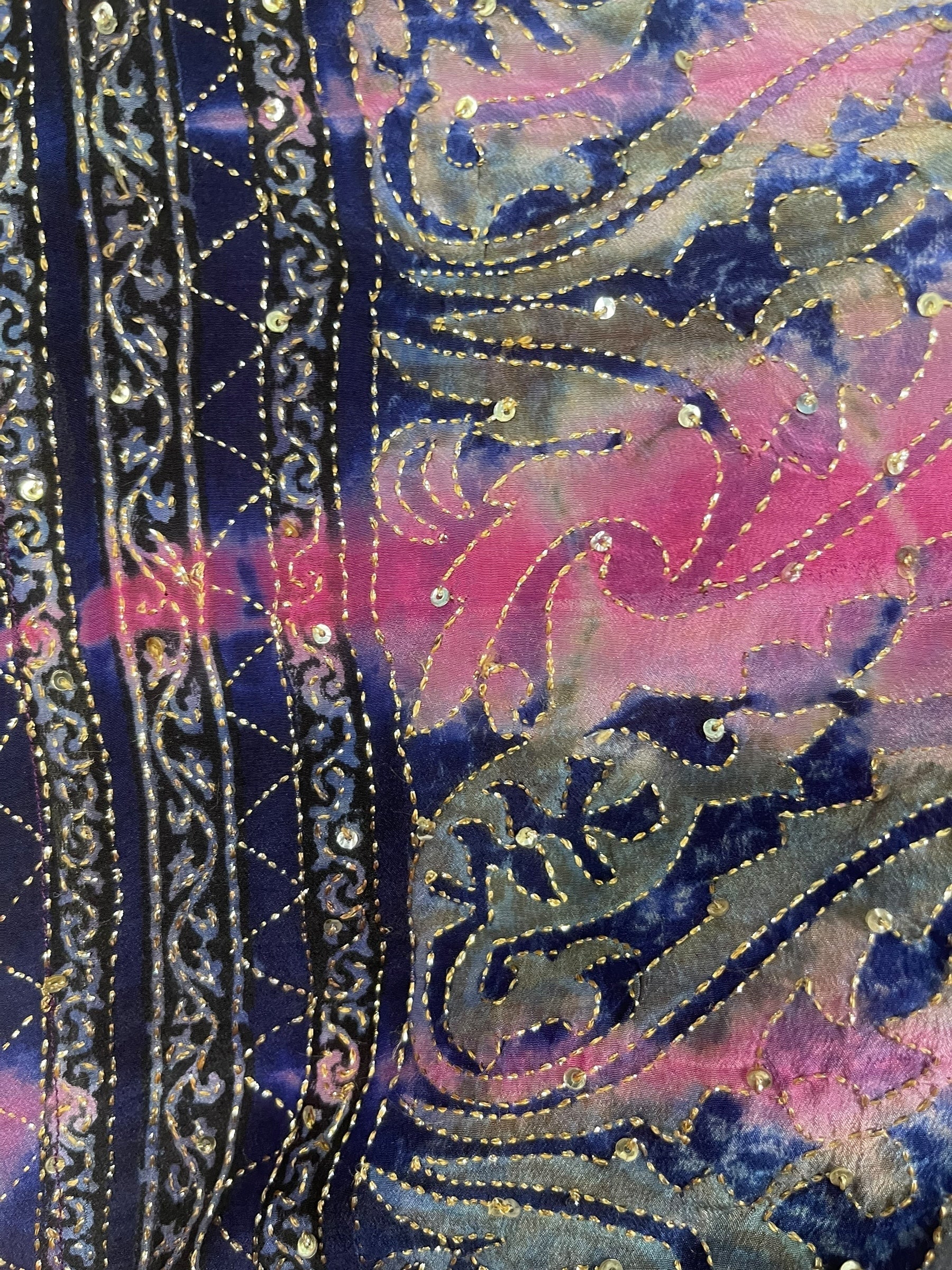 PREVIEW PRC8734  Avatar Pure Silk Long Tunic with Side Ties by MARCH2026 – Handmade ethical Side Tie Tunic from sariKNOTsari using upcycled silk. Designed in Canada for travel and slow fashion, loved from Toronto to LA to Sydney.