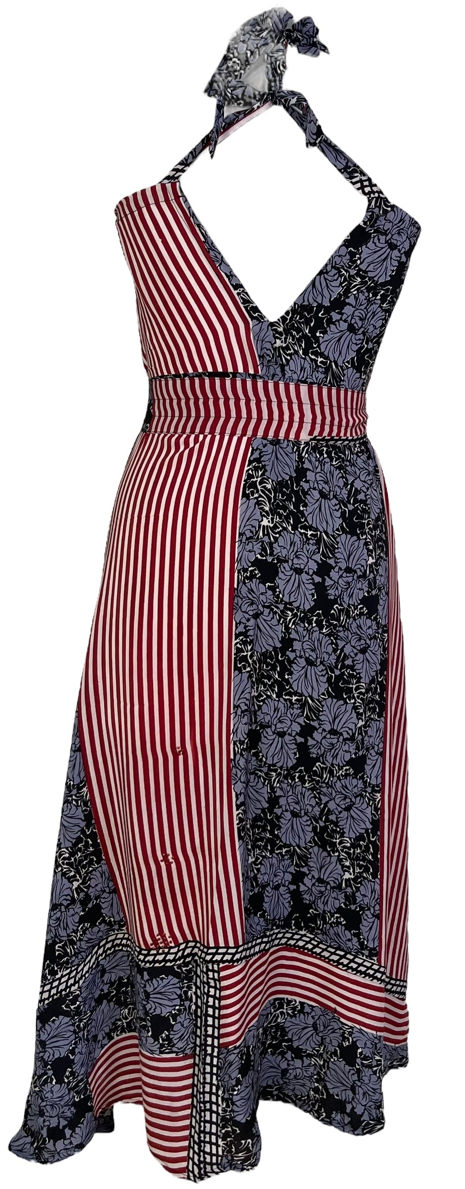 PRC7255 Avatar Pure Silk Maxi Dress with Belt