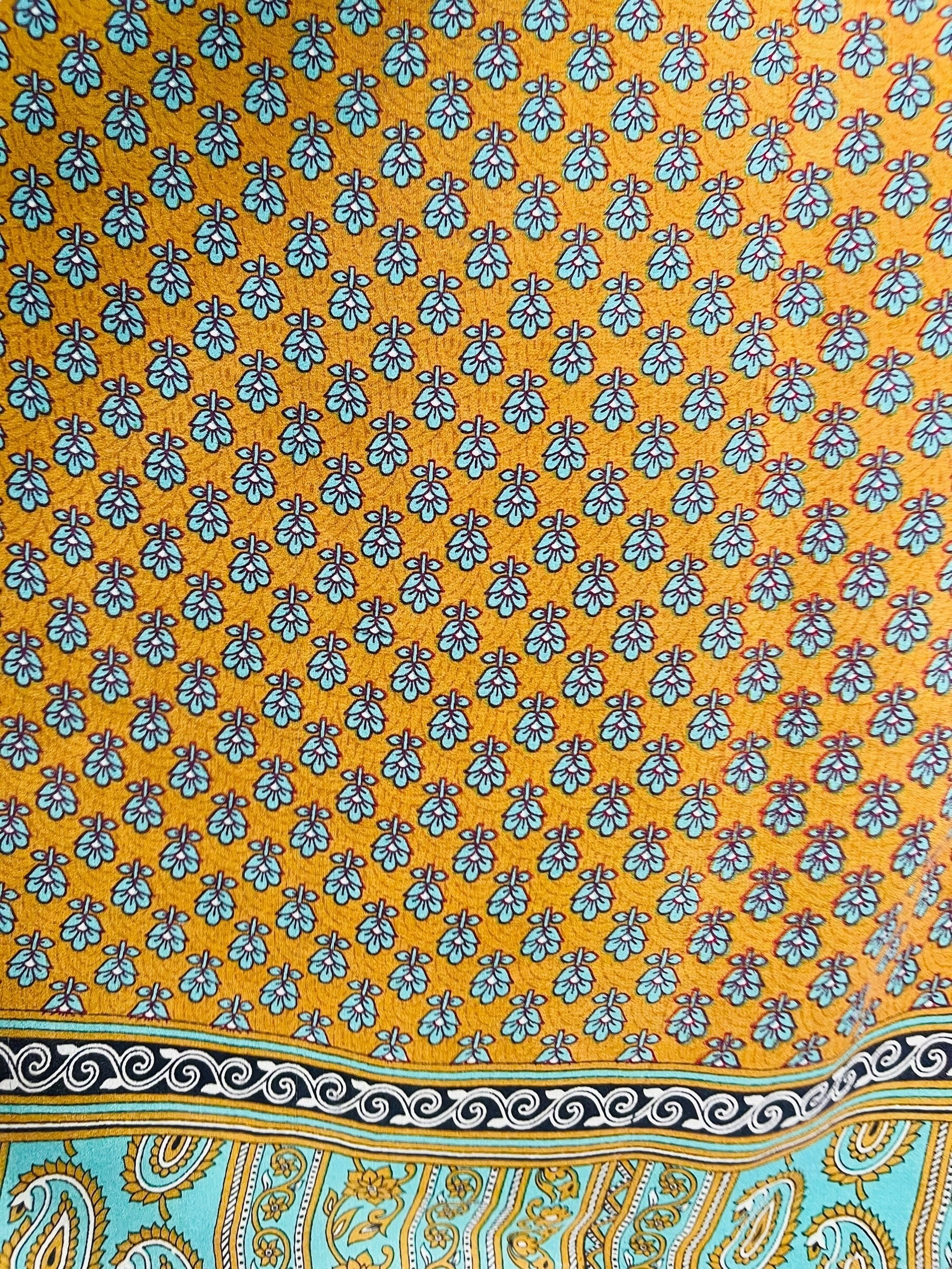 PRC7288 Avatar Pure Silk Kimono-Sleeved Top