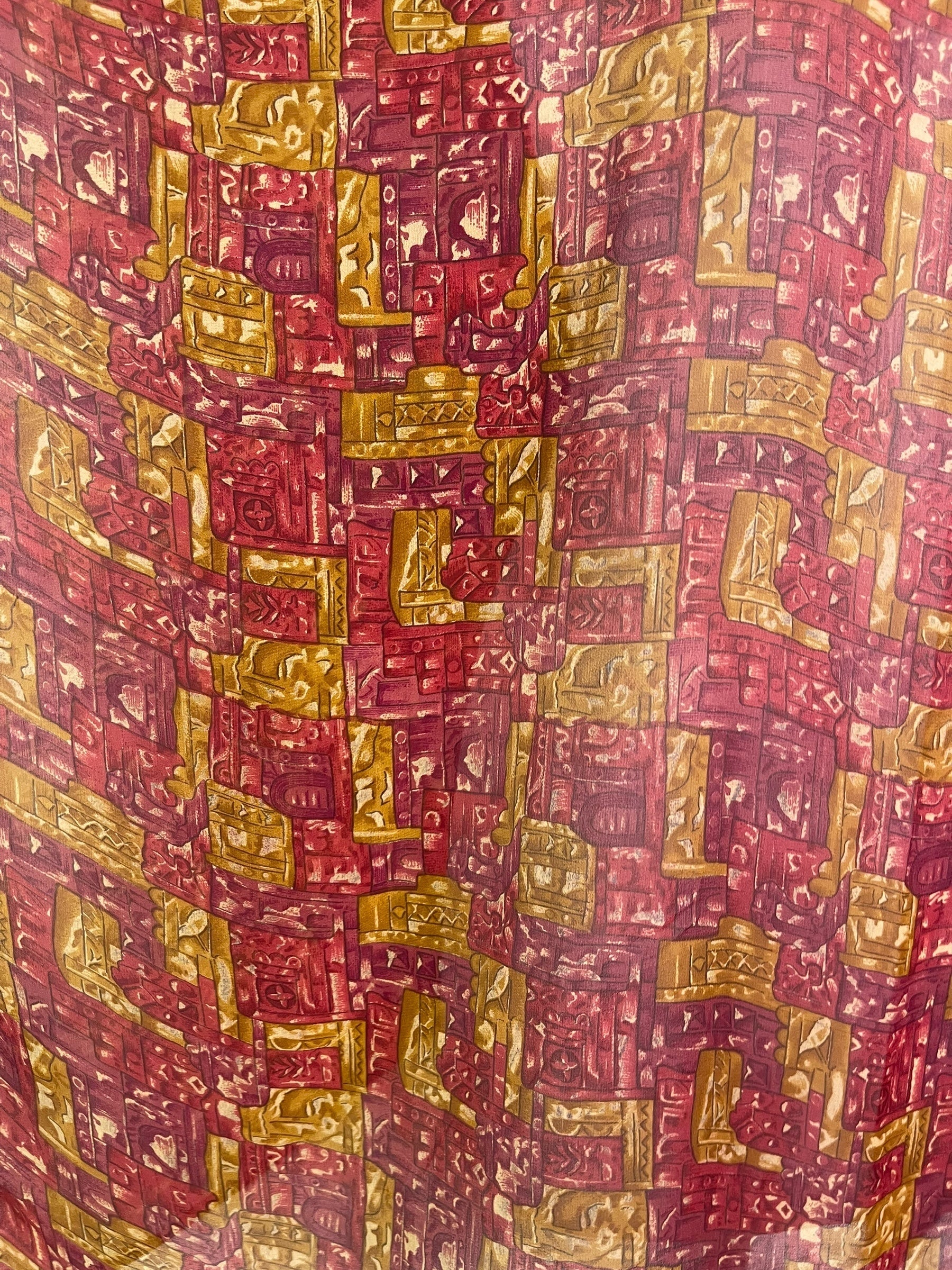 PRG7863 Sheer Avatar Pure Silk Short Kaftan Tunic with Slits