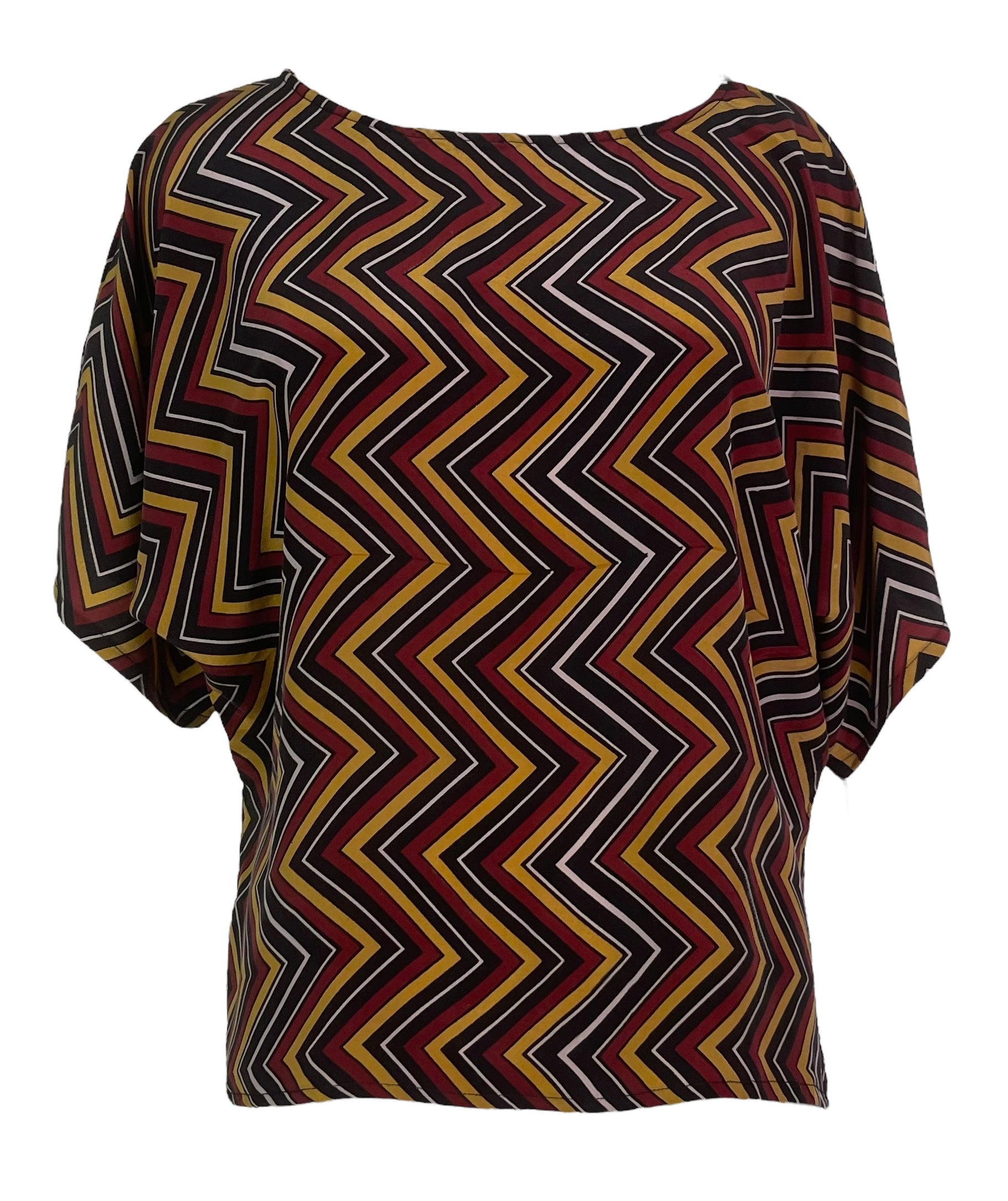 PRC7564 Avatar Pure Silk Side Slit Top