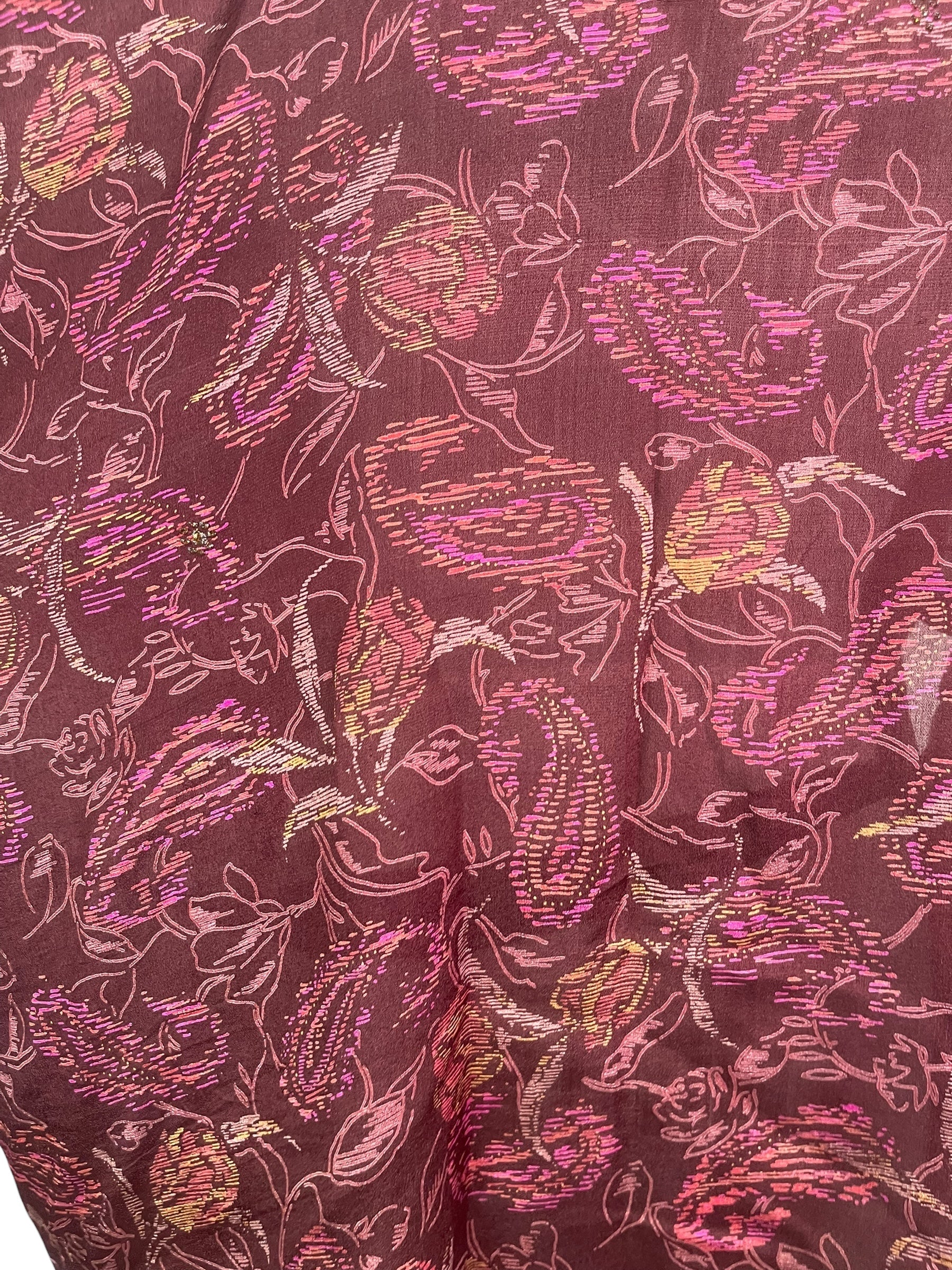 PRC8489 Avatar Pure Silk Kimono-Sleeved Jacket with Belt