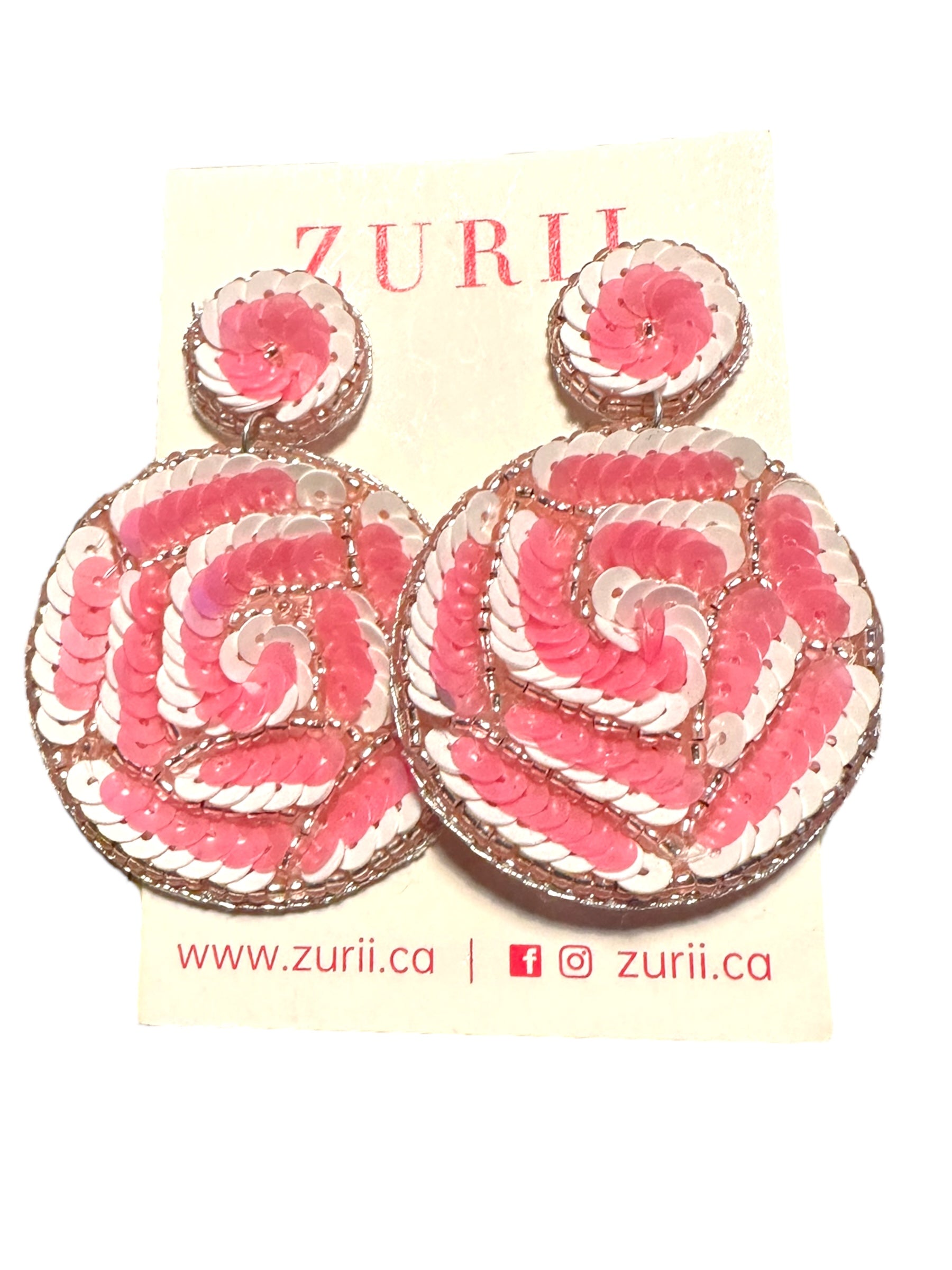 Pink Rosebud Earrings