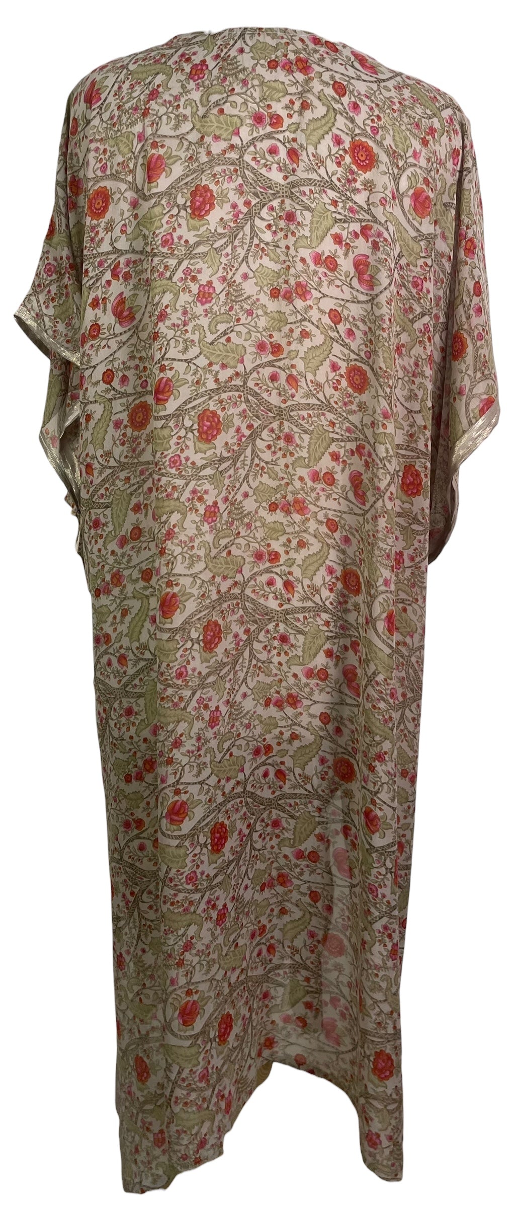 PRG8866 Sheer Wabi Sabi Pure Silk Maxi Kaftan by 15 FEBRUARY 2026 – Handmade ethical Maxi Kaftan from sariKNOTsari using upcycled silk. Designed in Canada for travel and slow fashion, loved from Toronto to LA to Sydney.
