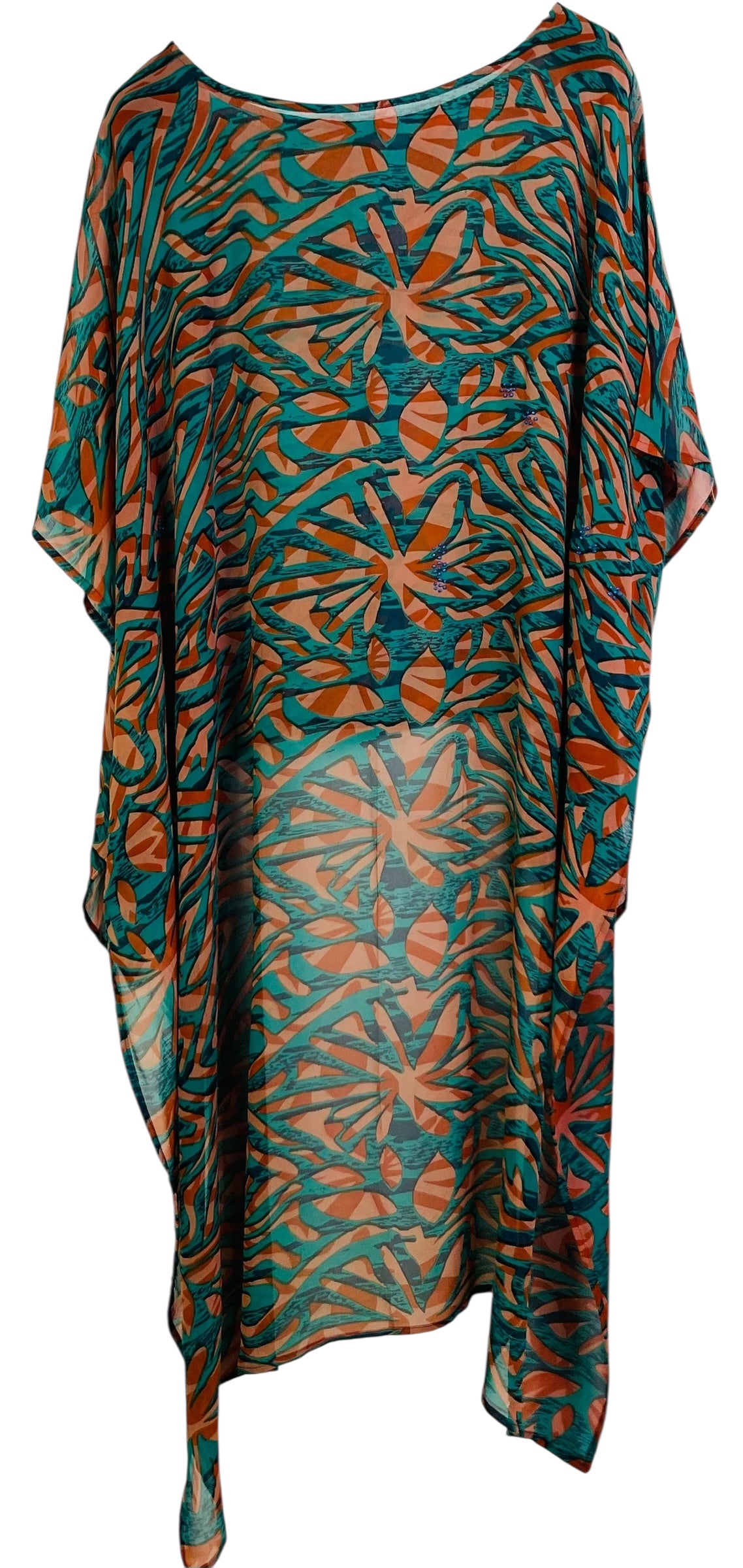 PRG7493 Sheer Wabi Sabi Pure Silk Hi Lo Top