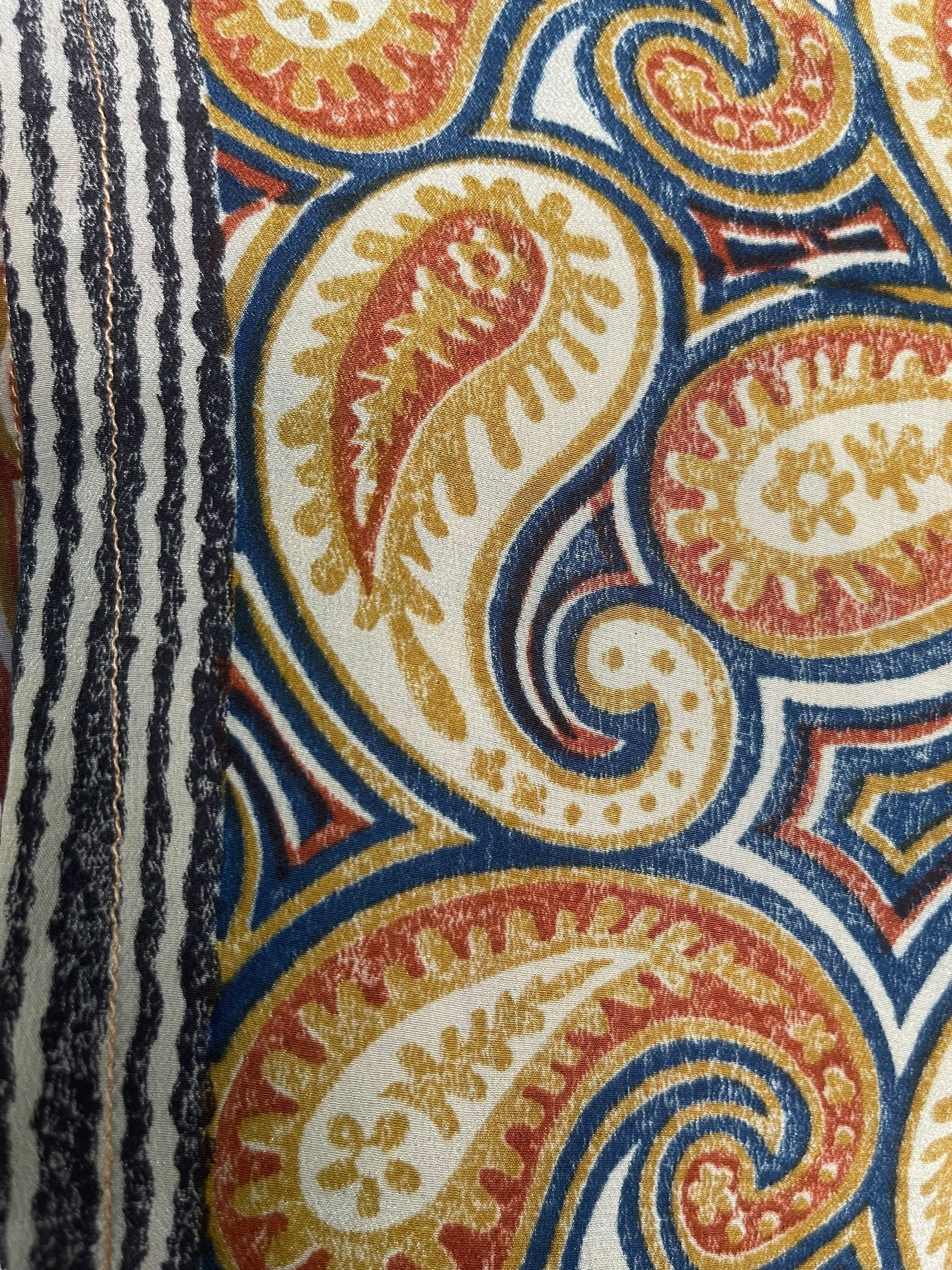 PRC7554 Avatar Pure Silk Side Slit Top