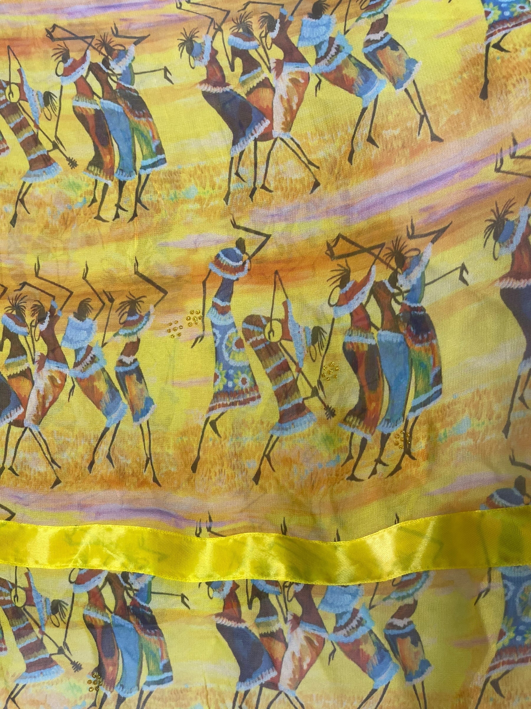 PRG8032 Sheer Avatar Pure Silk Capelet Poncho