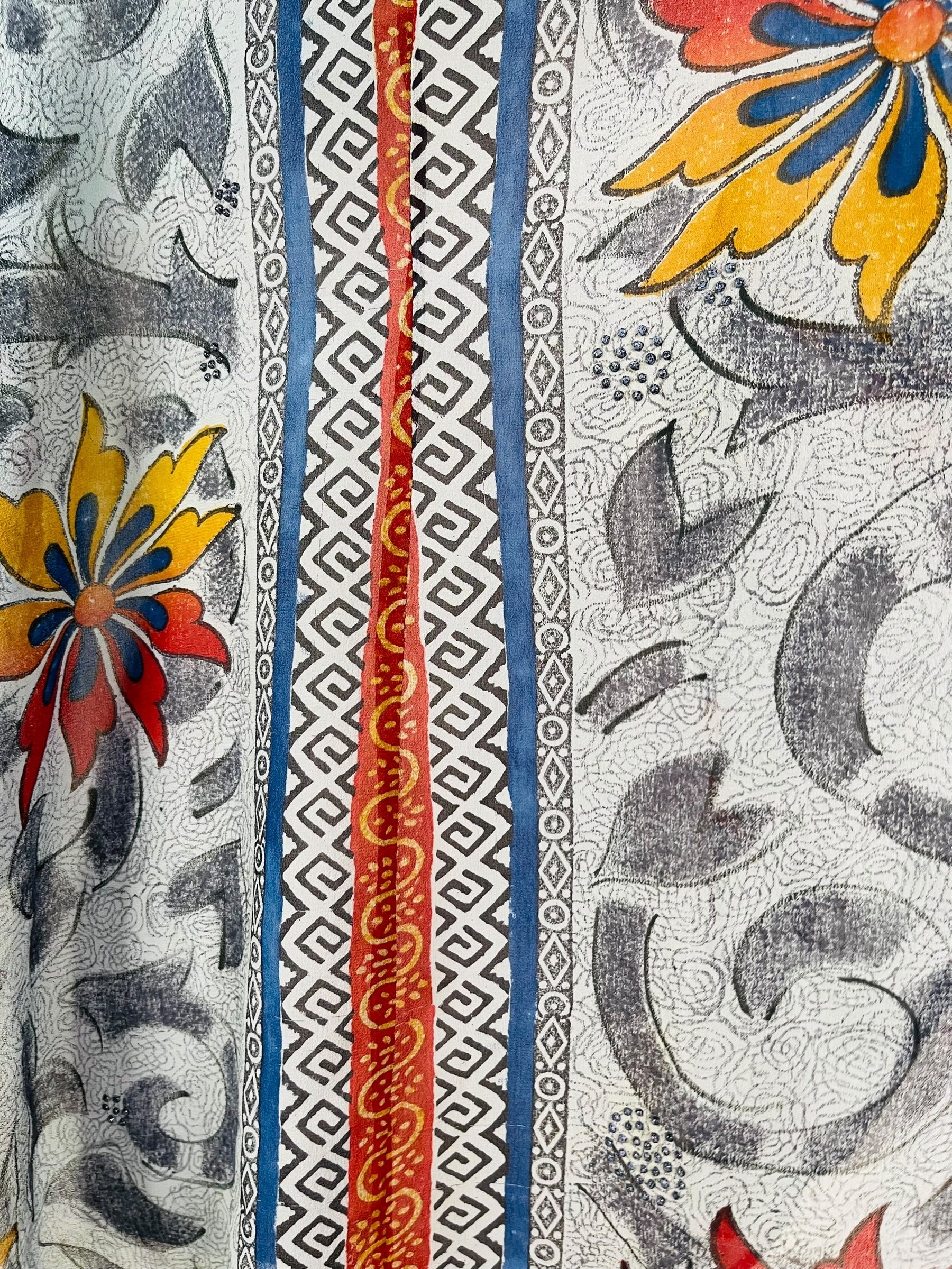 PRG7576 Sheer Wabi Sabi Pure Silk Waterfall Top