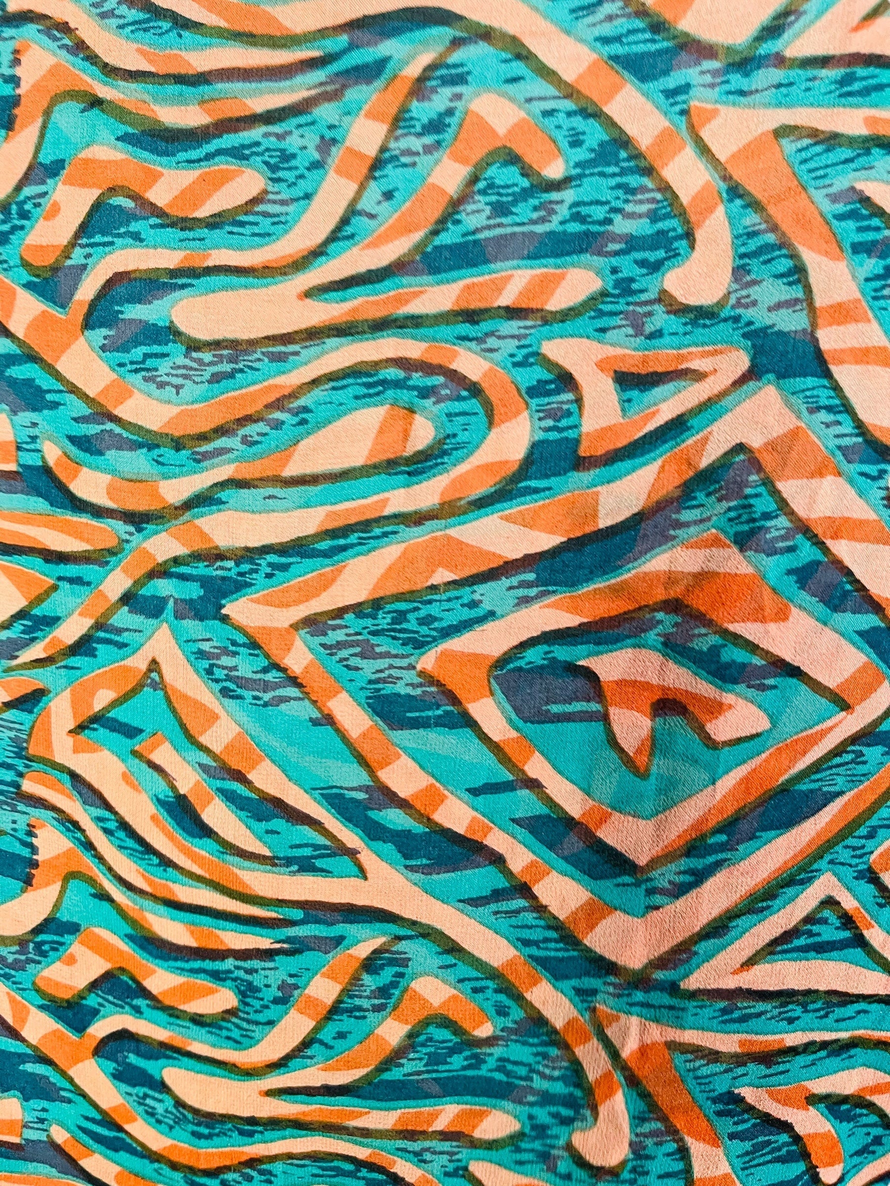 PRG7493 Sheer Wabi Sabi Pure Silk Hi Lo Top