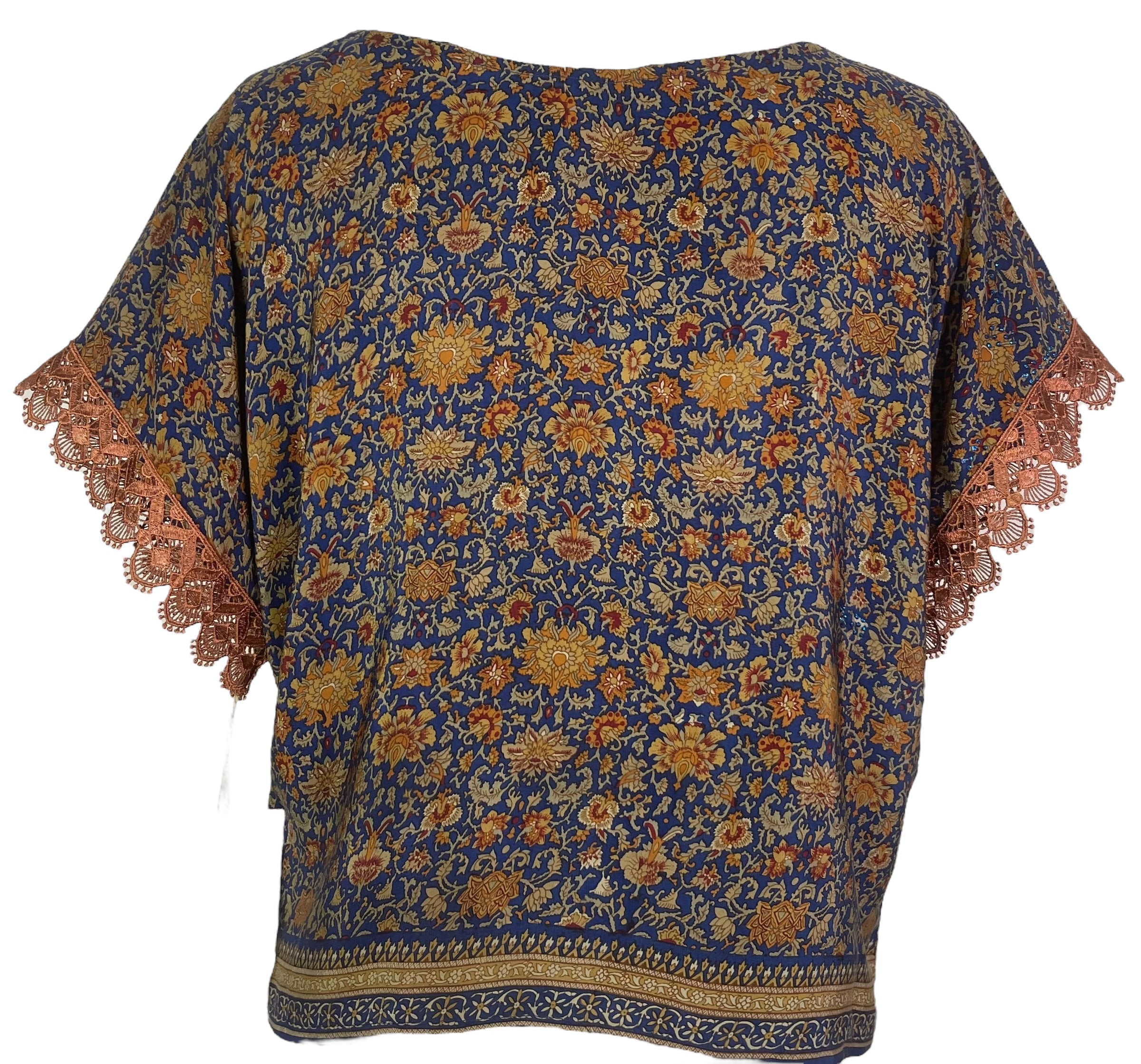 PRC7945 Avatar Pure Silk Boxy Top