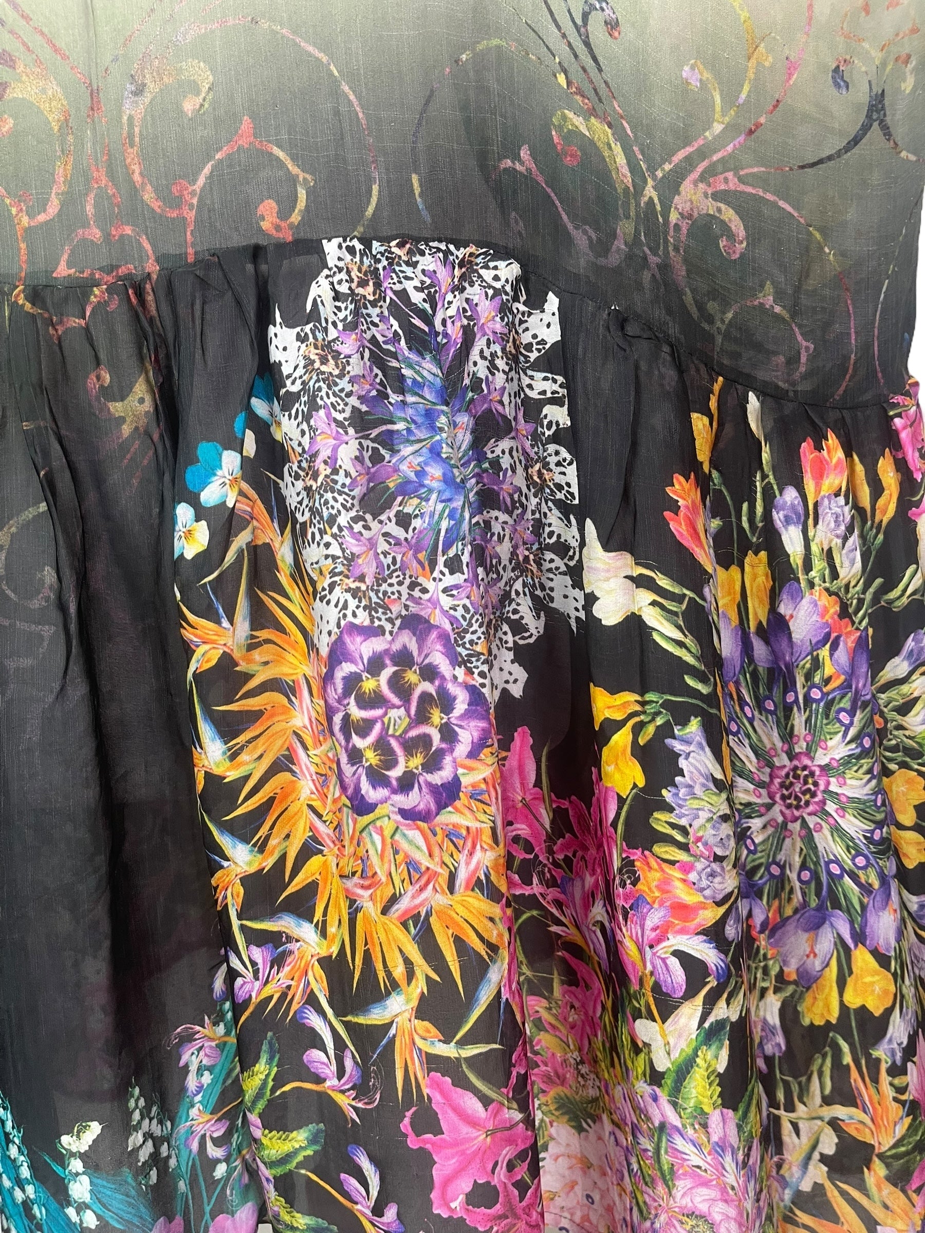 PRS8192 Wabi Sabi Pure Silk Satin Boxy Babydoll Dress