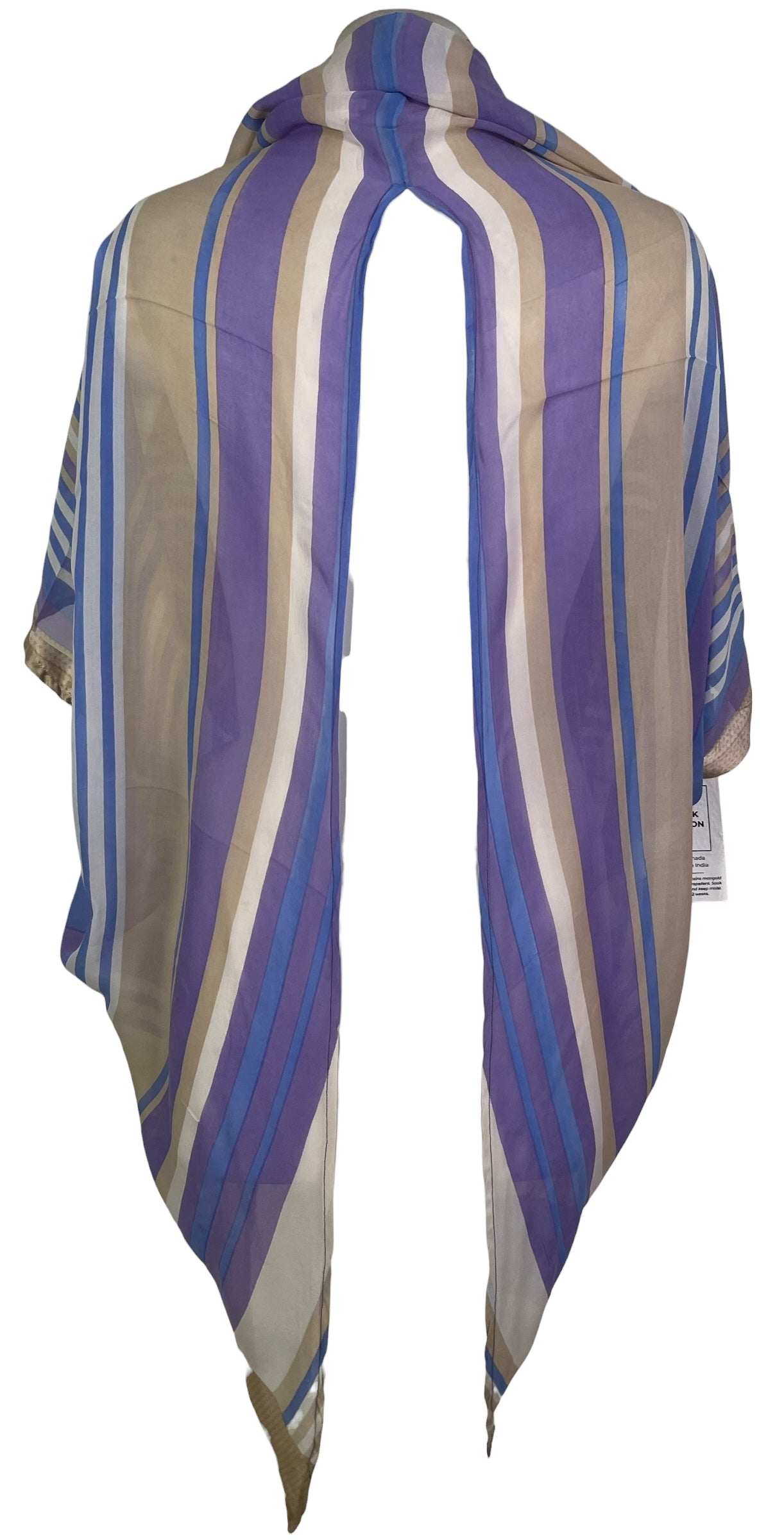 PREVIEW PRG8598 Wabi Sabi Pure Silk Cardigan by FEBRUARY2026 – Handmade ethical Cardigan from sariKNOTsari using upcycled silk. Designed in Canada for travel and slow fashion, loved from Toronto to LA to Sydney.