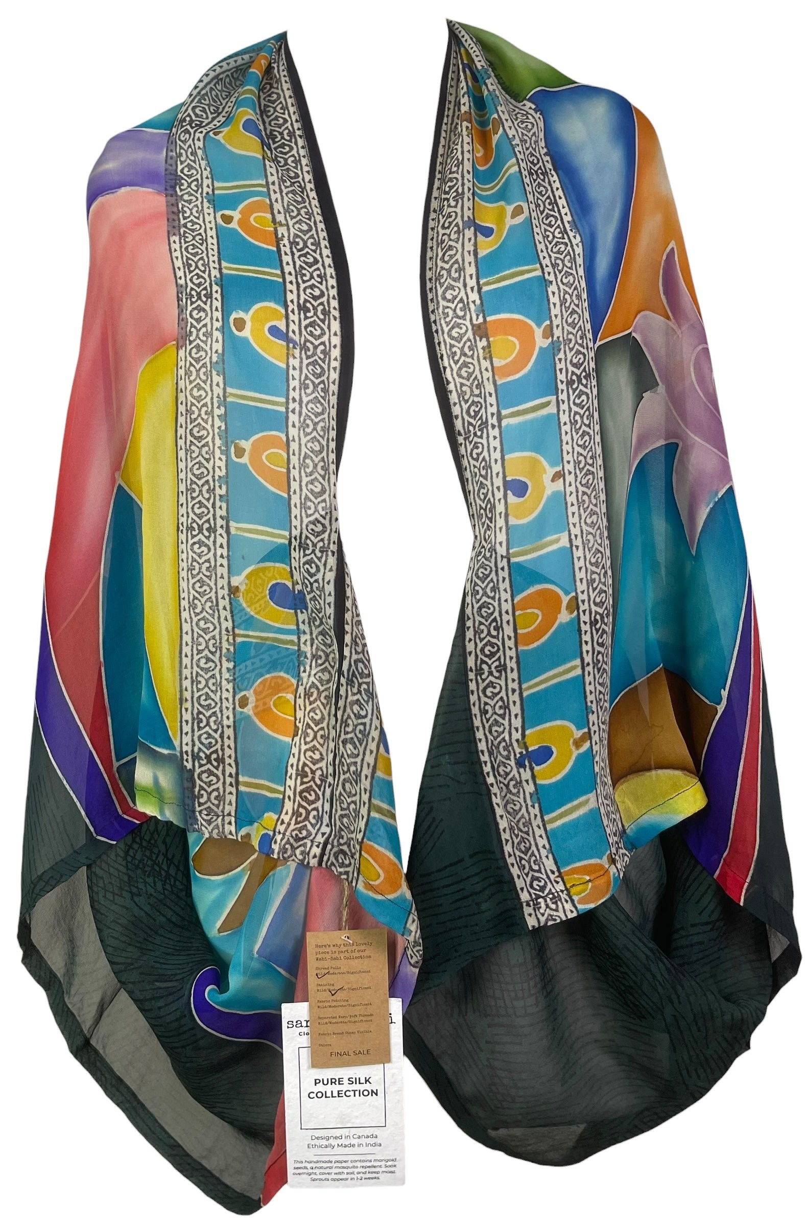 PREVIEW PRG8606 Sheer Wabi Sabi Pure Silk Shrug