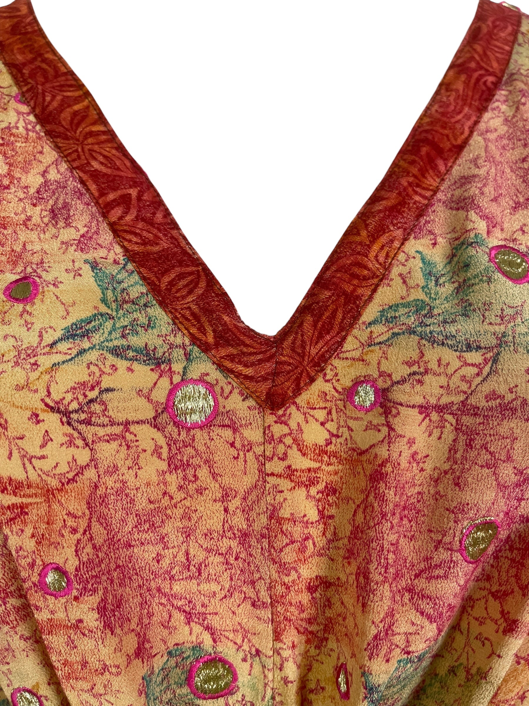 PRC8882 Avatar Pure Silk Maxi Kaftan